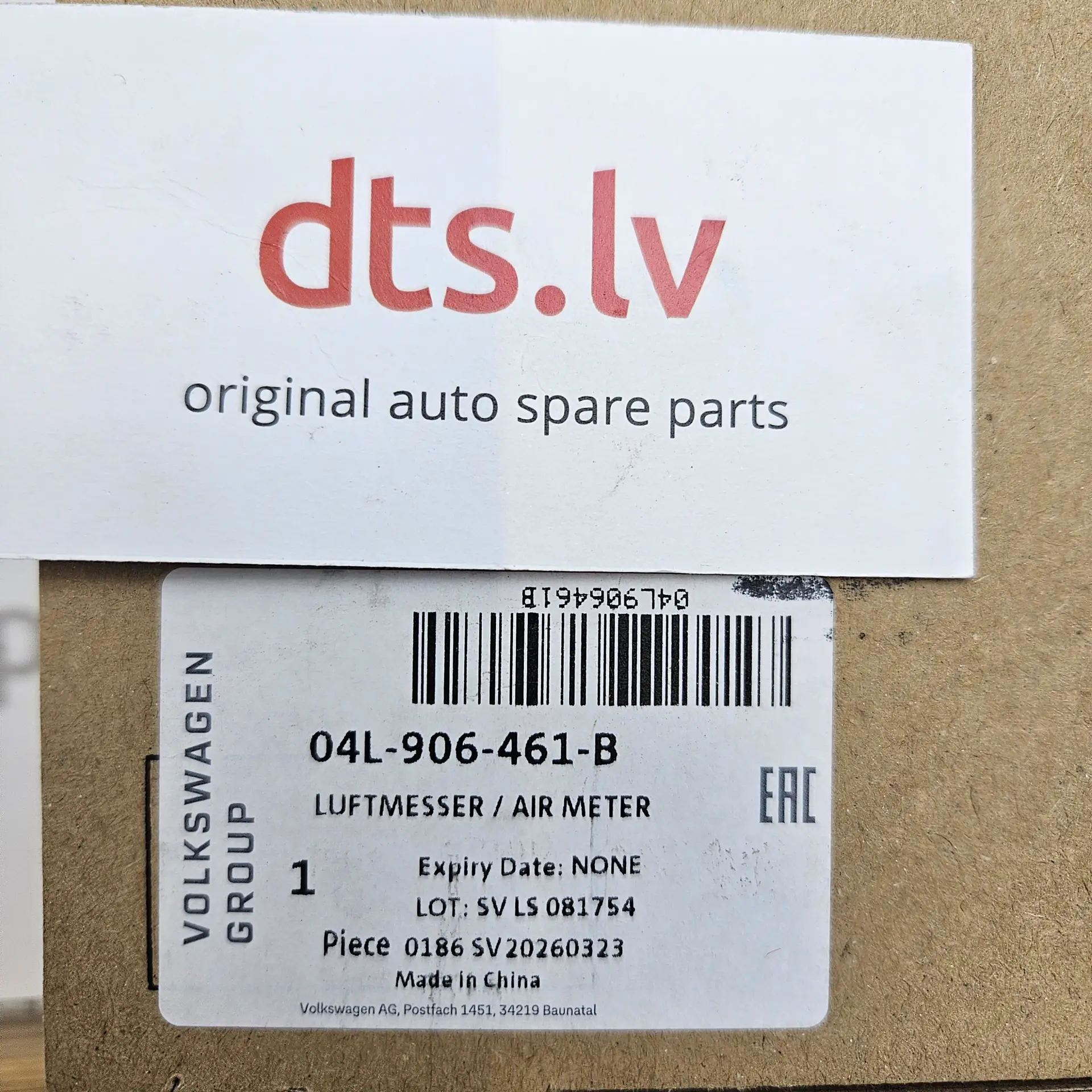OEM VAG 04L906461B – Mass air flow sensor