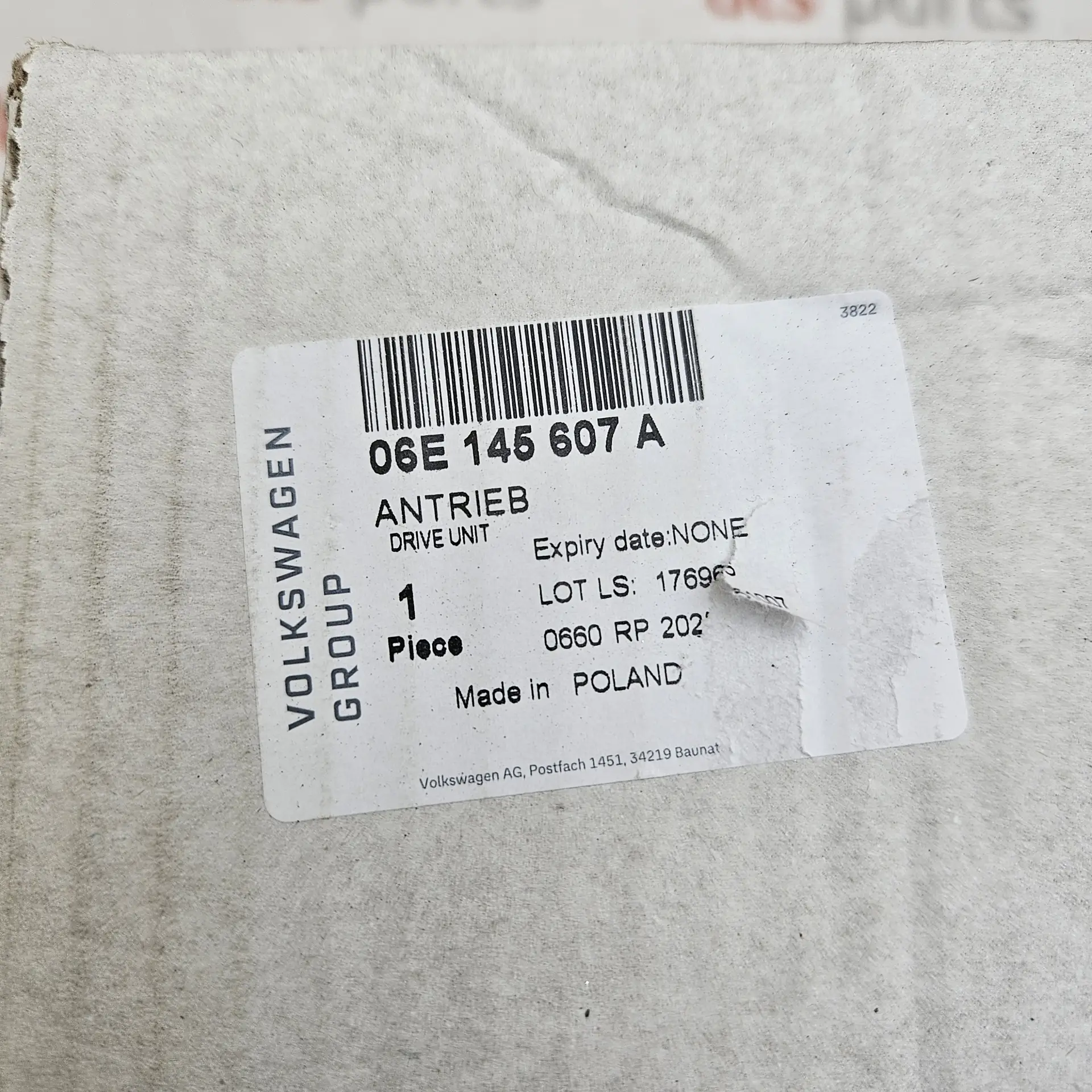 OEM VAG 06E145607A – Supercharger compressor drive unit clutch pulley assembly
