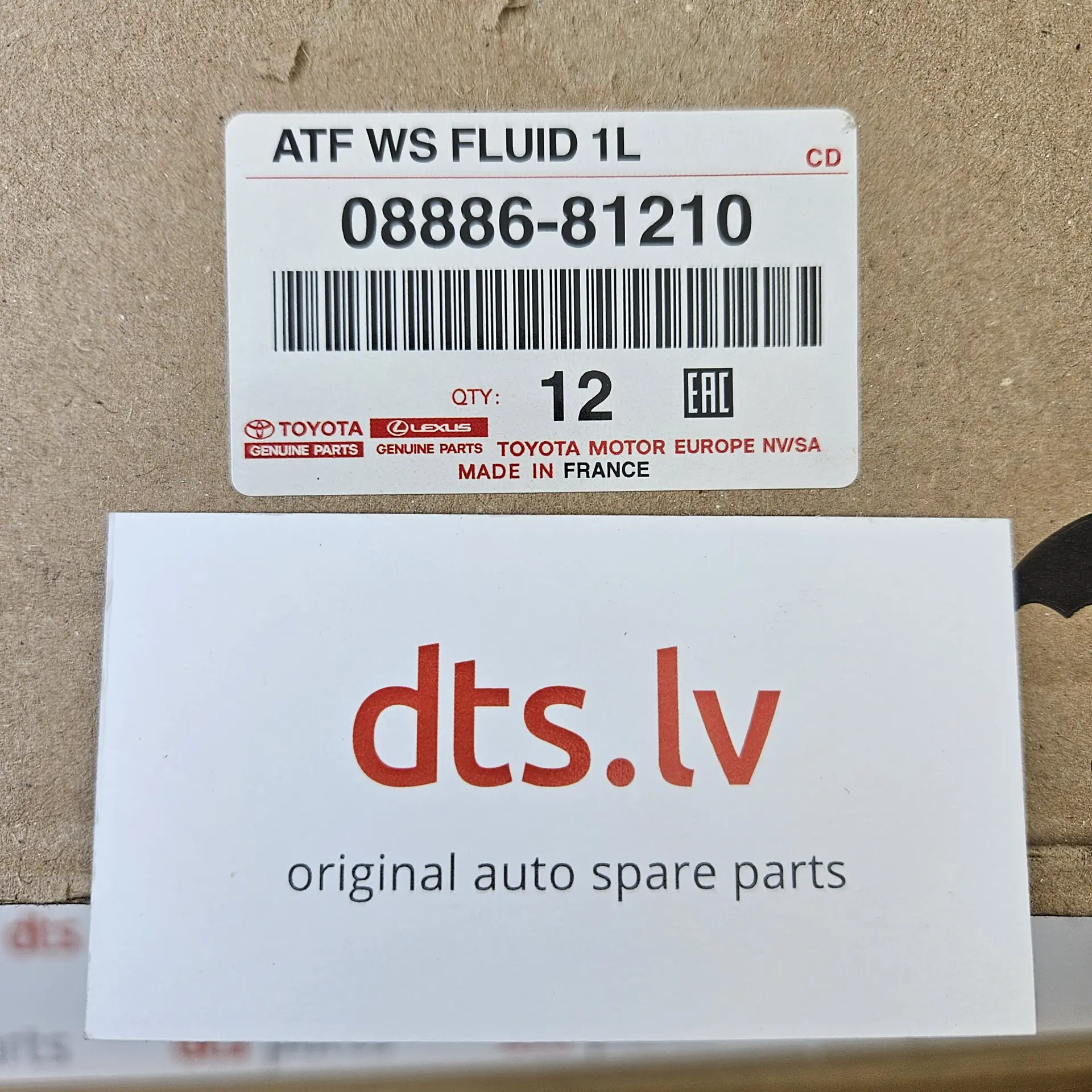 OEM Toyota 0888681210 – ATF Automatic transmission fluid oil WS 1L