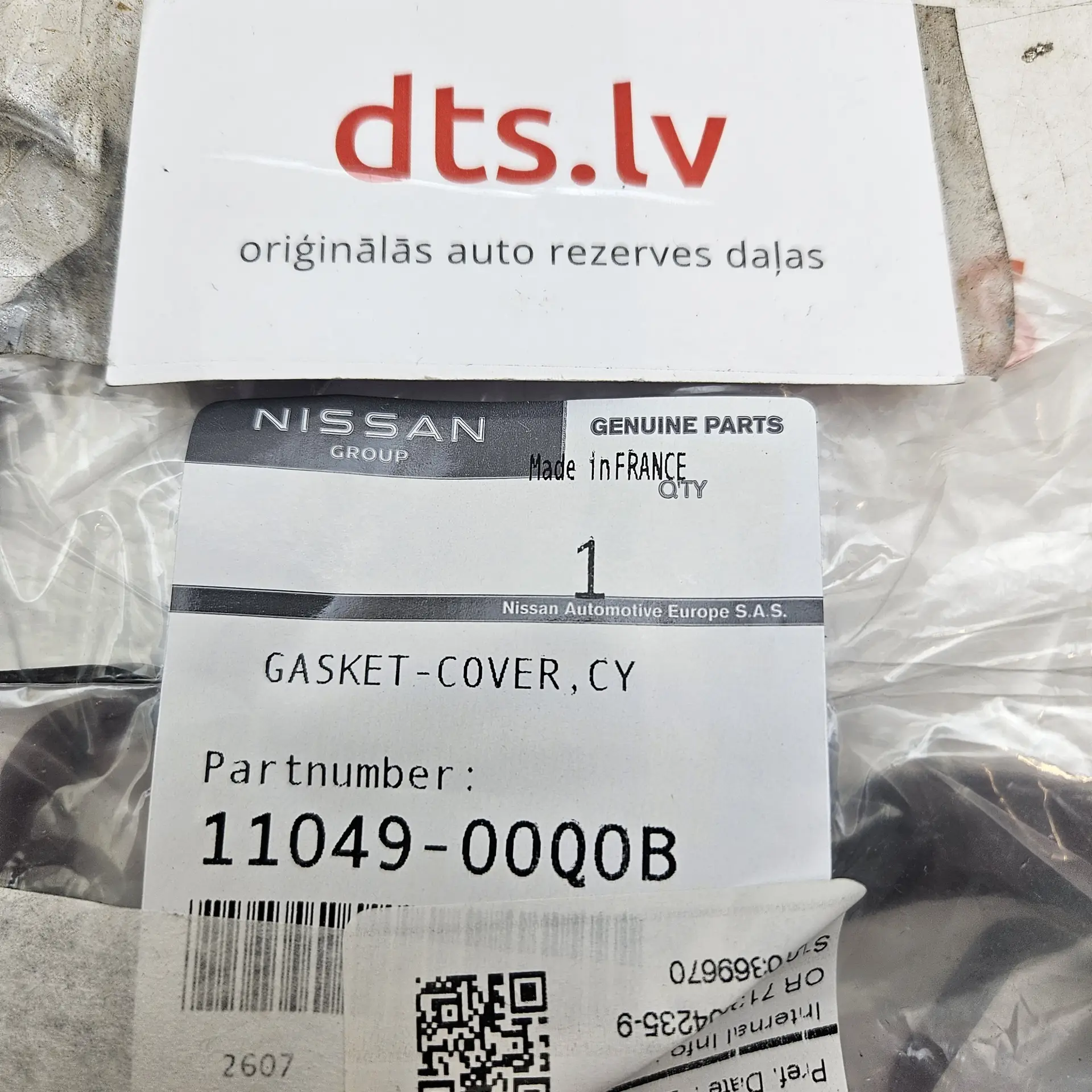 OEM Nissan 1104900Q0B – Cylinder head rocker cover gasket set