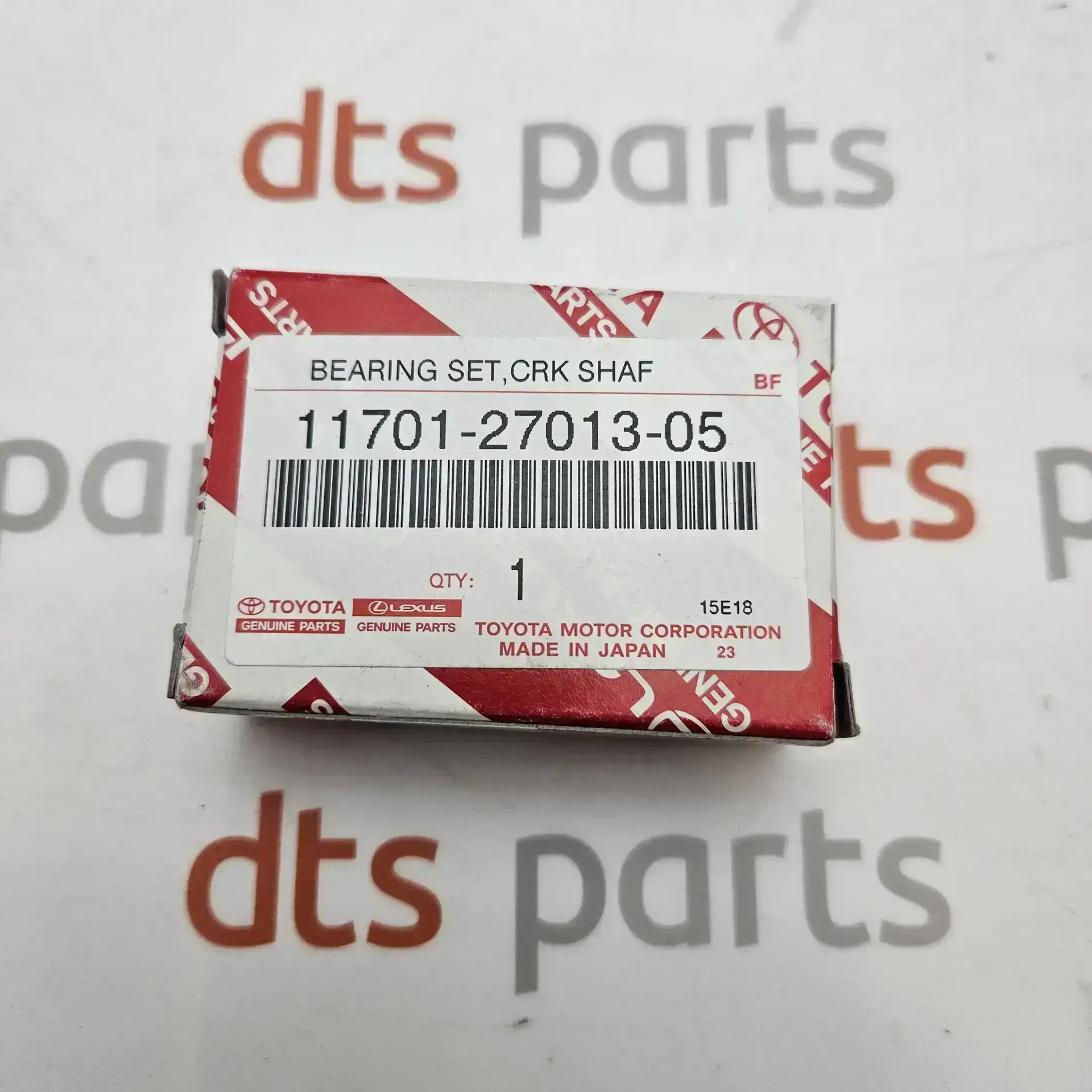 OEM Toyota 117012701305 – Bearing, crankshaft Toyota Corolla CE140 10th Gen • 2006 —