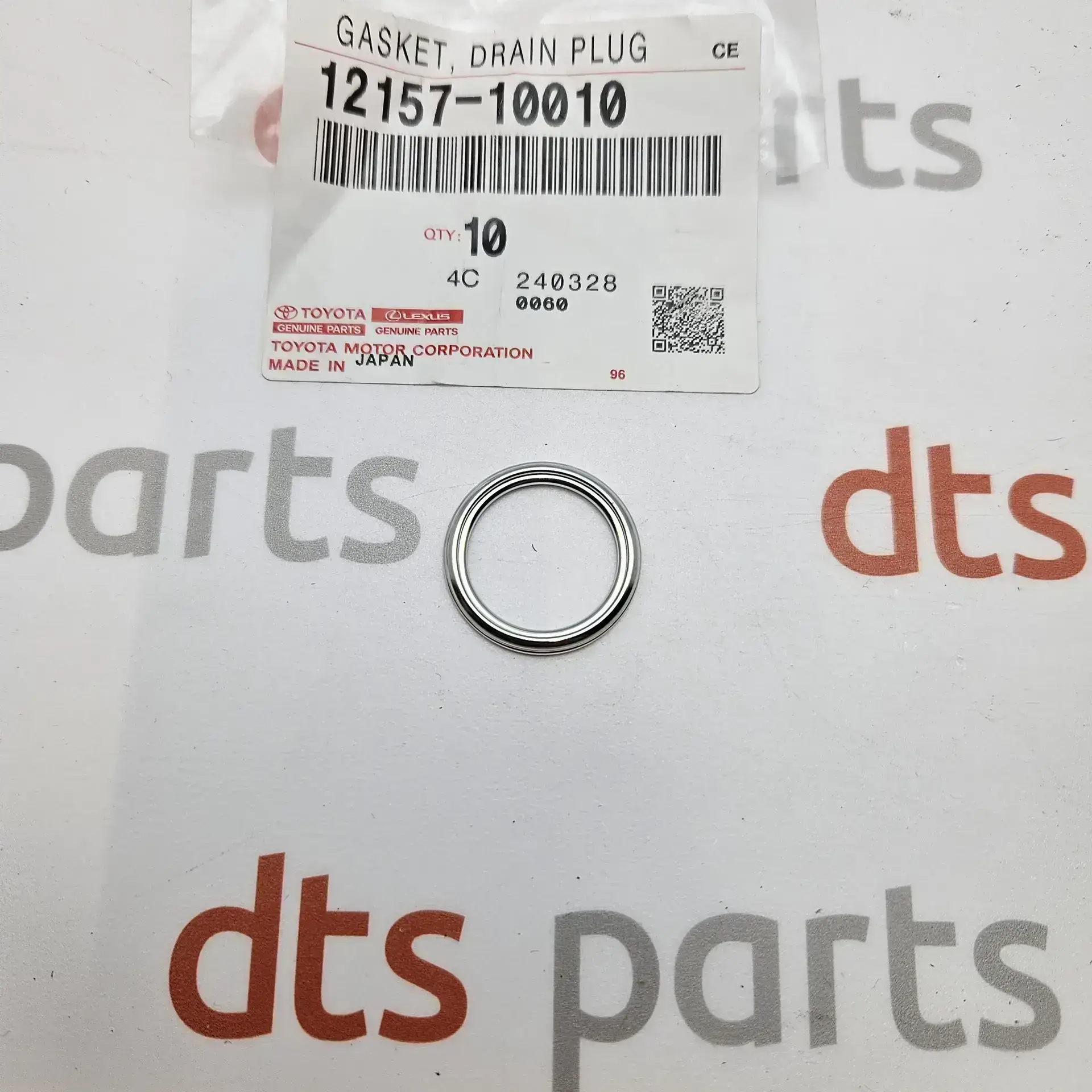 OEM Toyota 1215710010 – Oil drain plug gasket Toyota Genuine OEM Part
