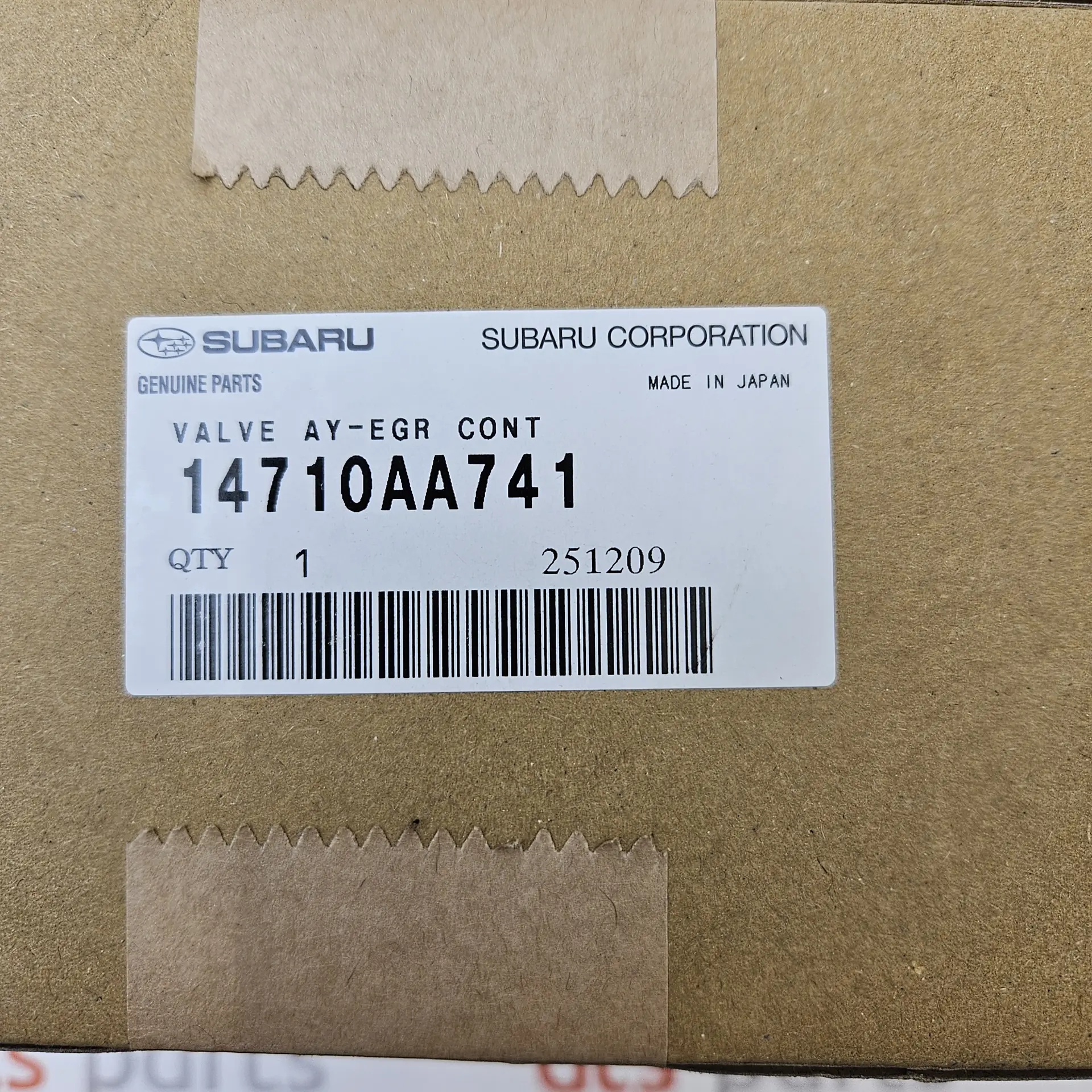 OEM Subaru 14710AA741 – Exhaust gas recirculation (EGR) valve assembly