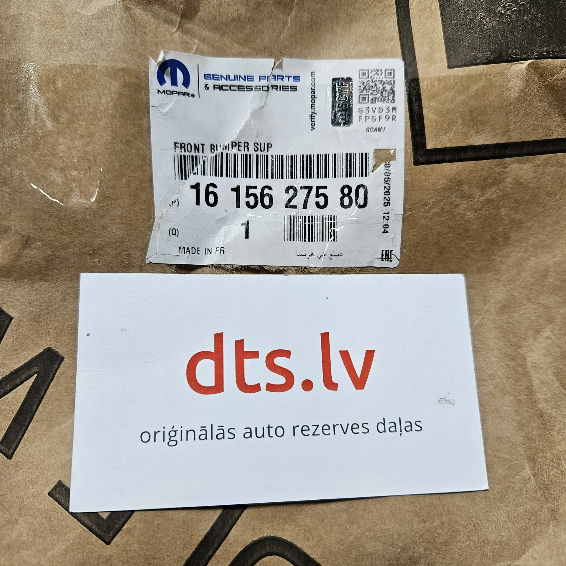 OEM Peugeot 1615627580 – Front upper bumper