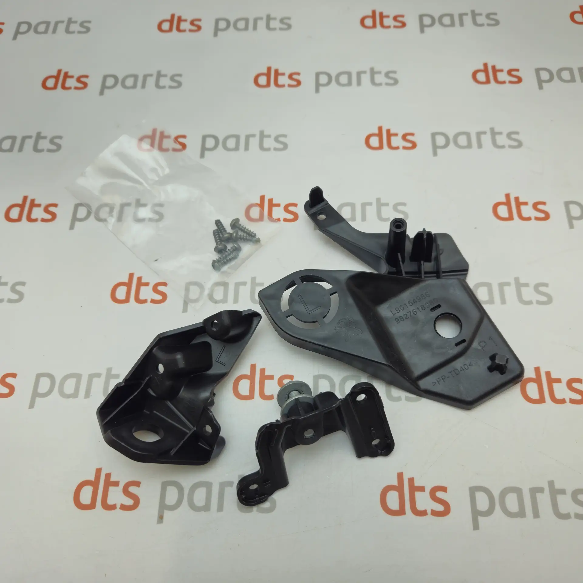 OEM Peugeot 1656169580 – Front left headlamp repair bracket kit