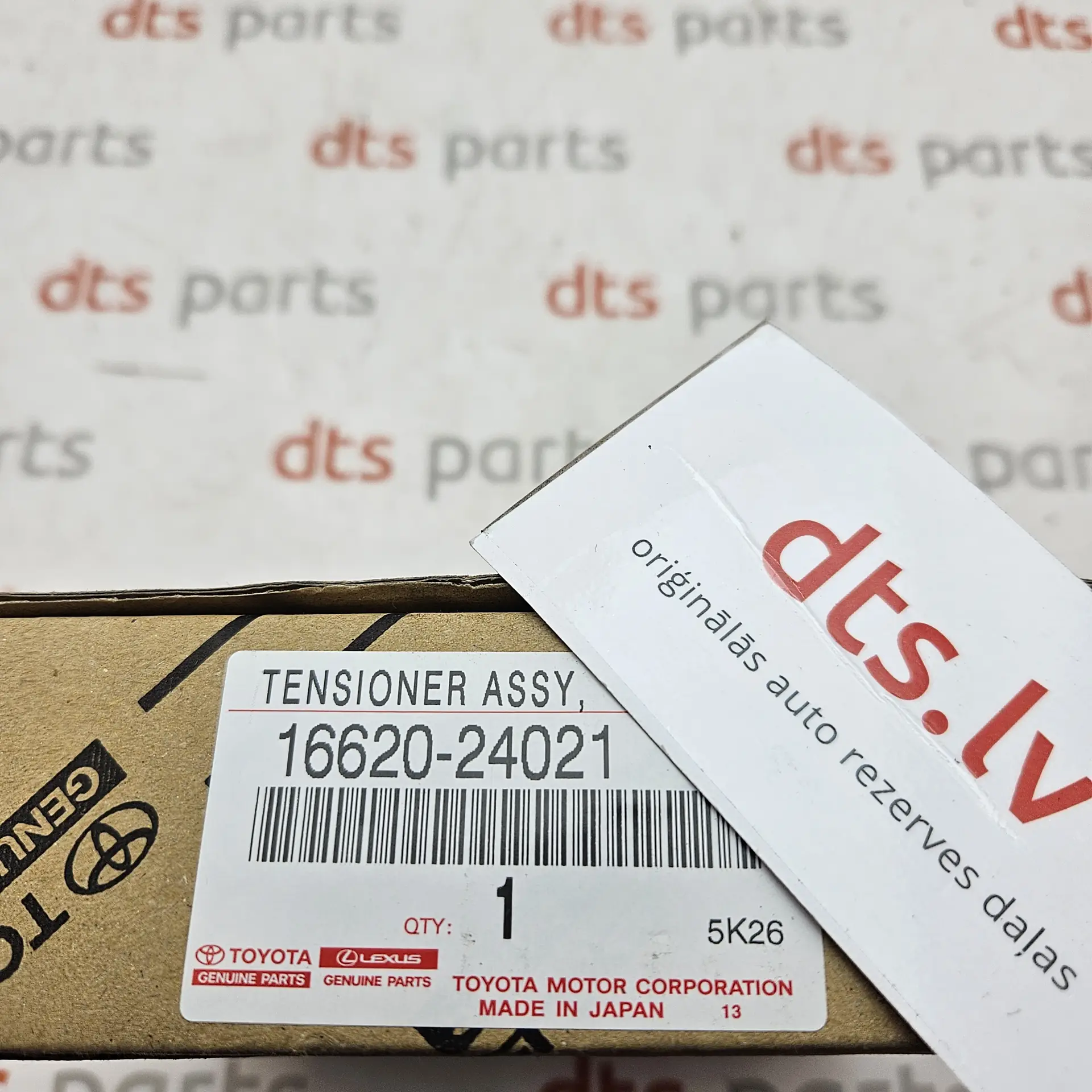 OEM Toyota 1662024021 – Accessory drive serpentine belt tensioner assembly