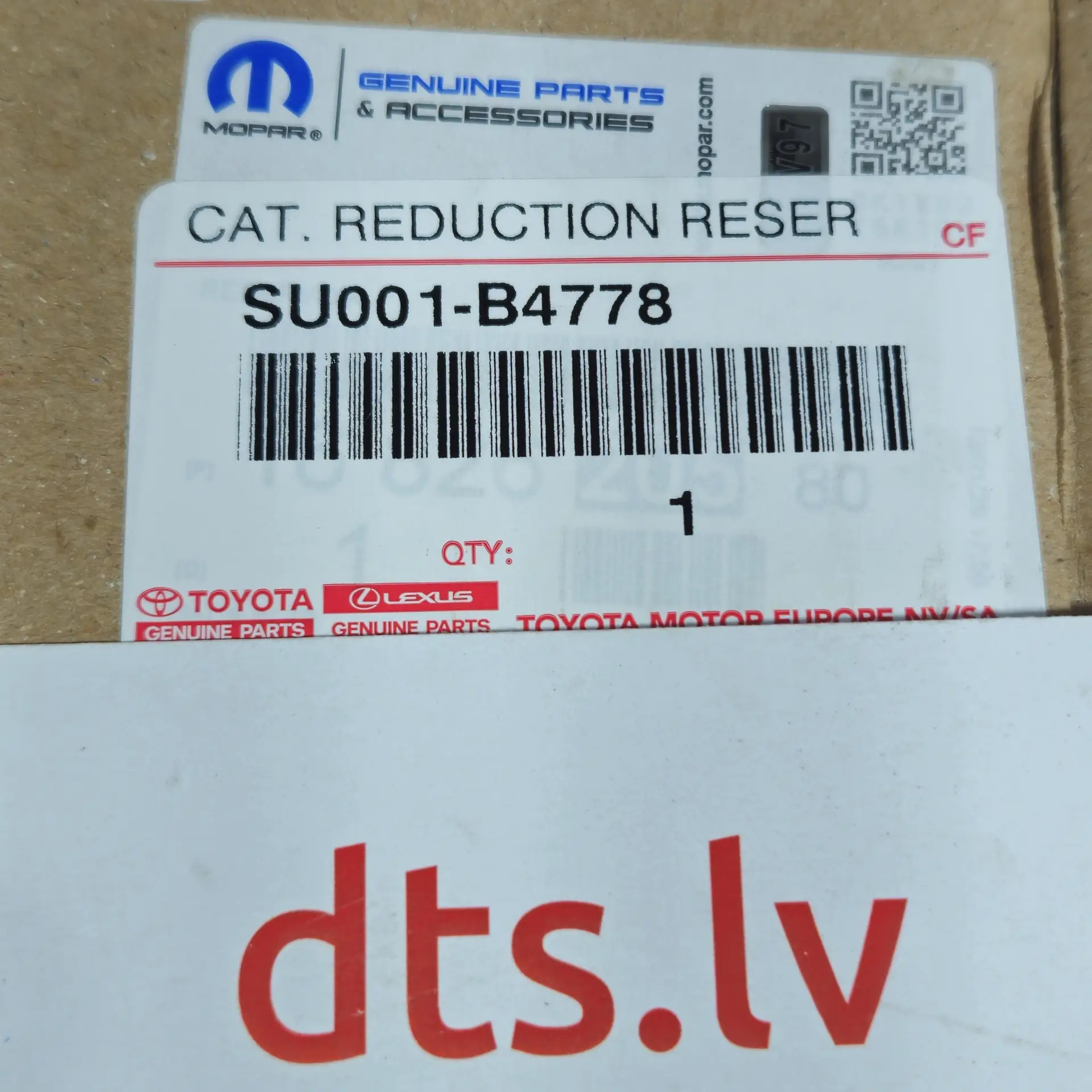 OEM Toyota SU001B4778 – AdBlue Tank