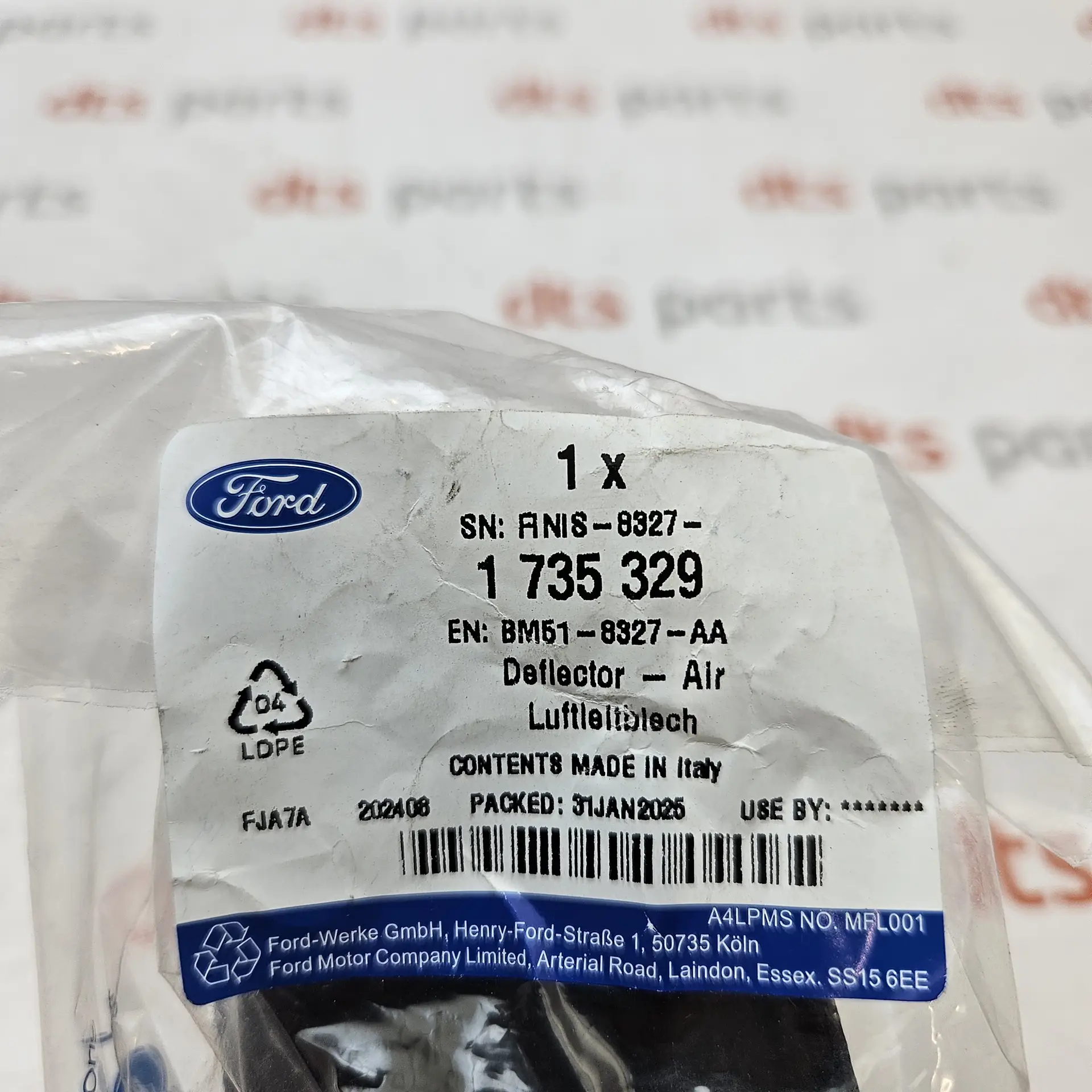 OEM Ford 1735329 – Front intercooler radiator air guide
