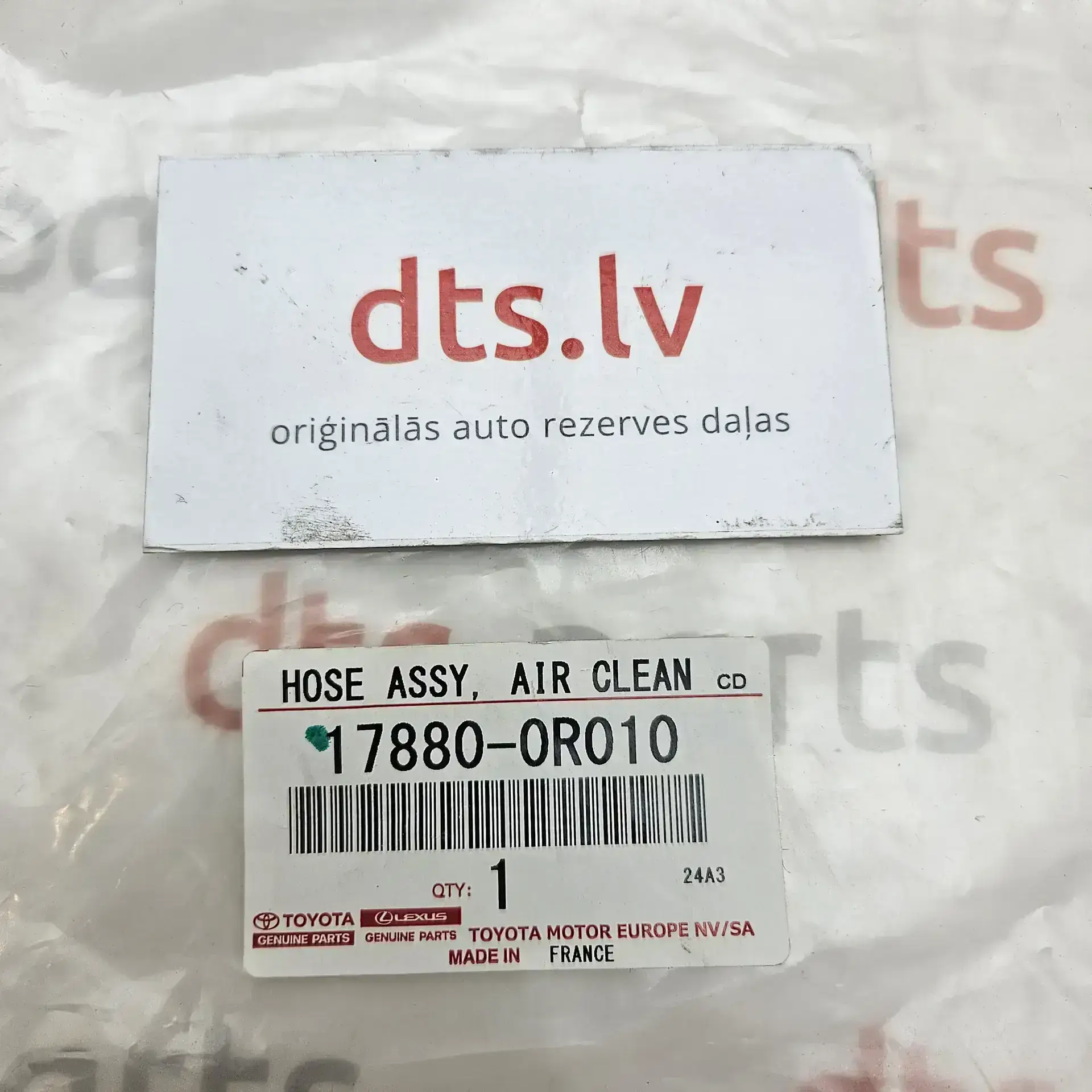 OEM Toyota 178800R010 – Intake pipe, air filter Toyota Corolla, Avensis