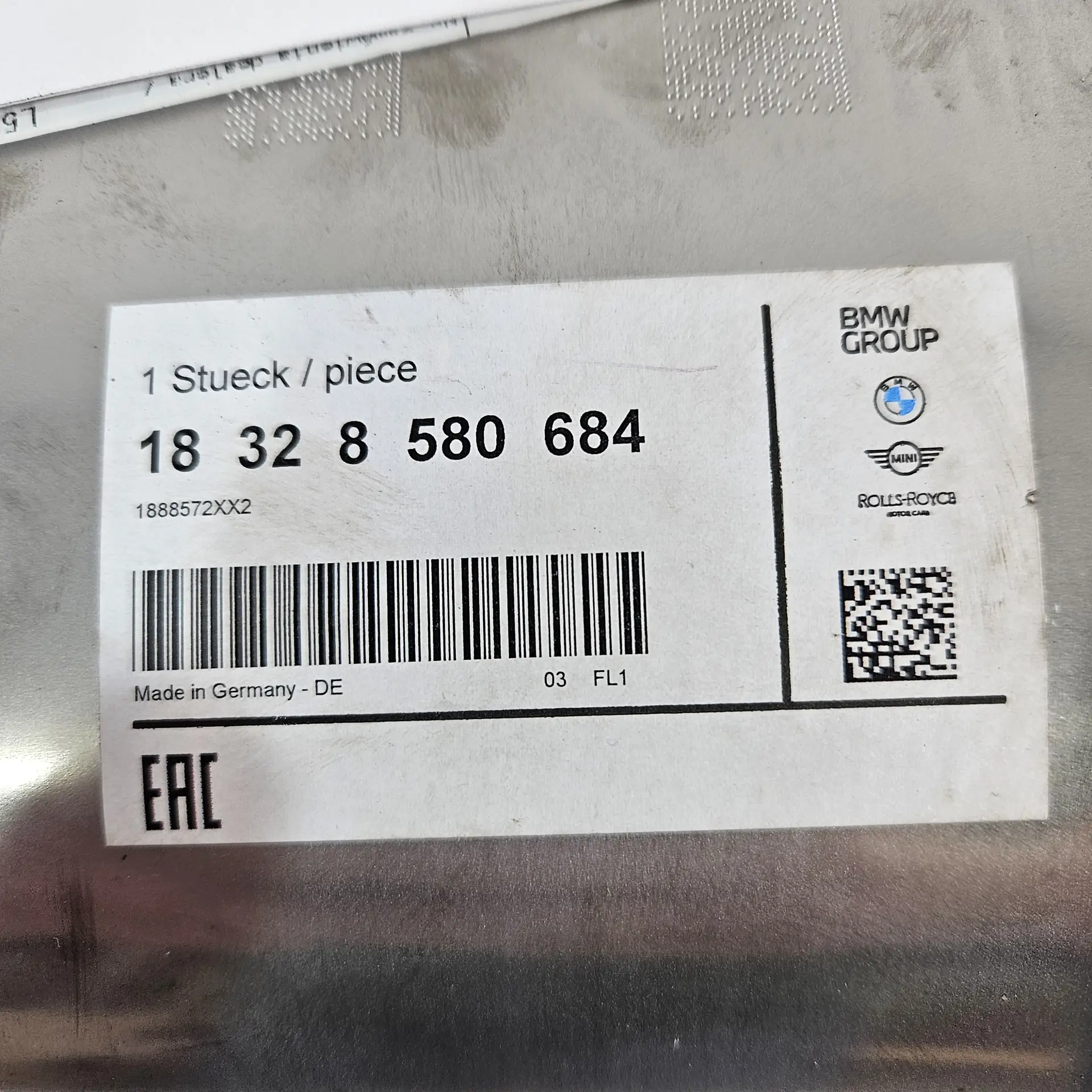 OEM BMW 18328580684 – Diesel Particulate Filter (DPF)