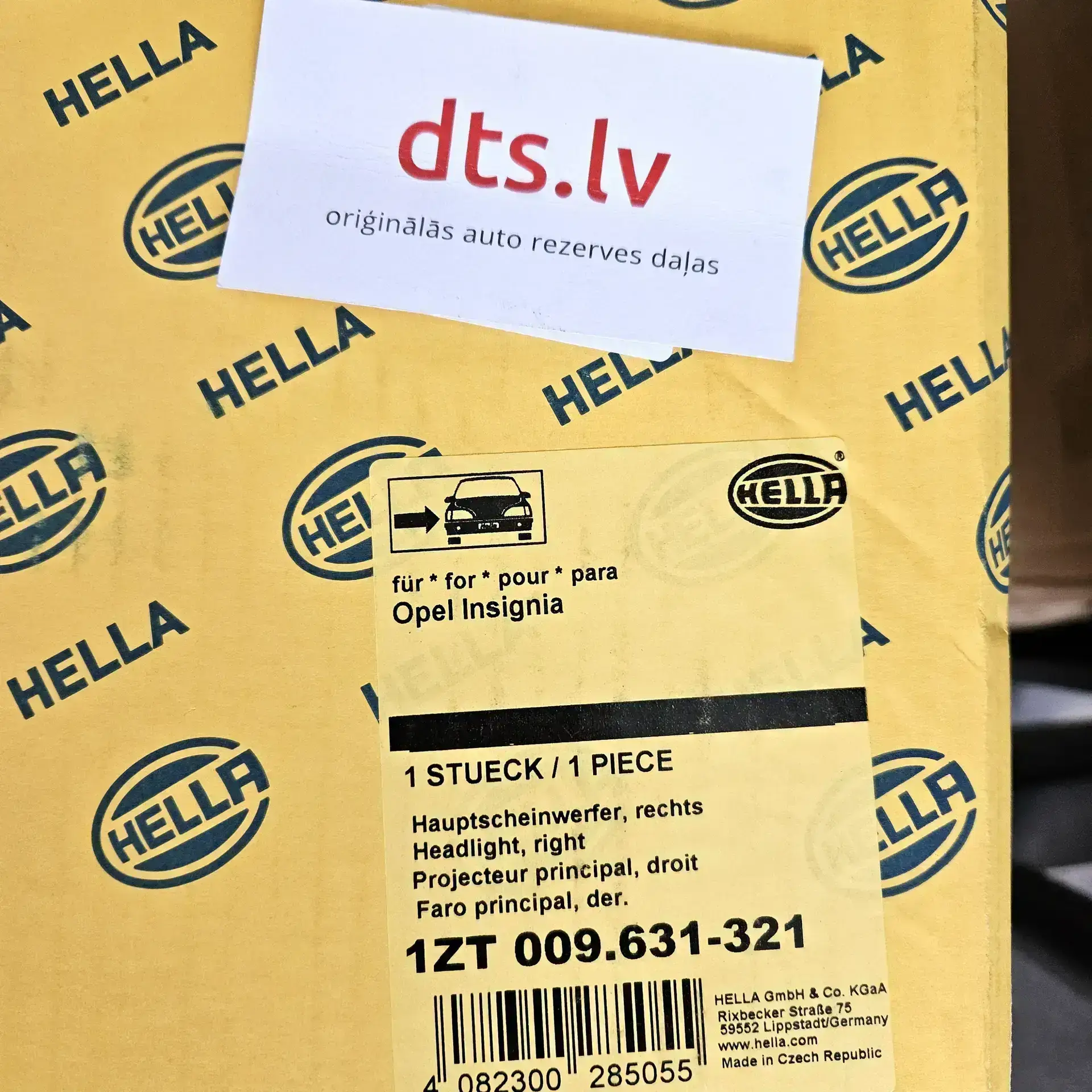 Hella 1ZT009631321 – Right headlight - запасная часть