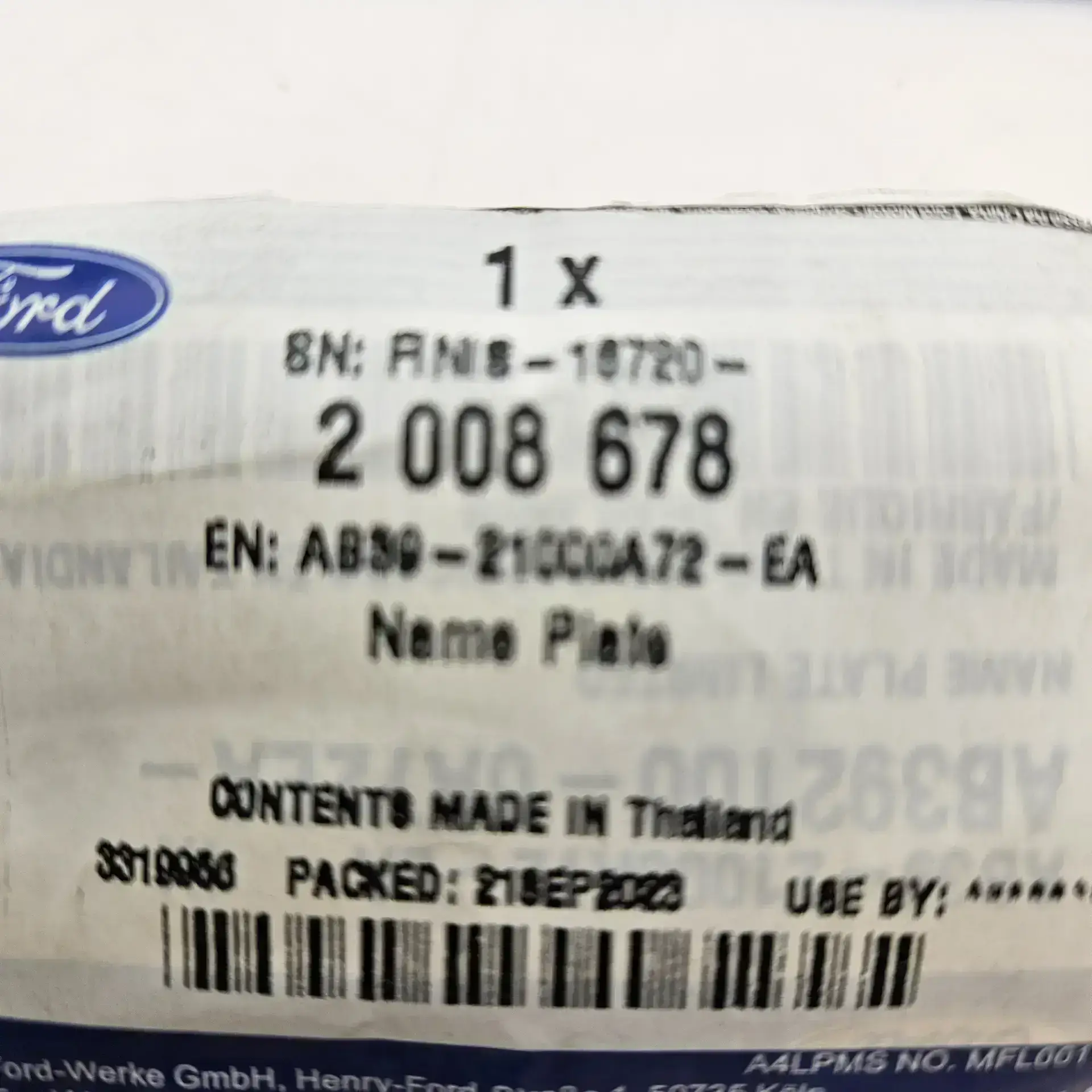OEM Ford 2008678 – Limited decal