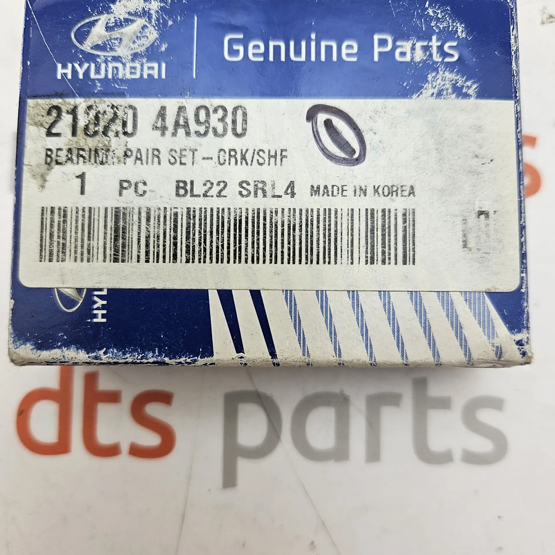 OEM Hyundai 210204A930 – Engine crankshaft main bearing pair set standard size