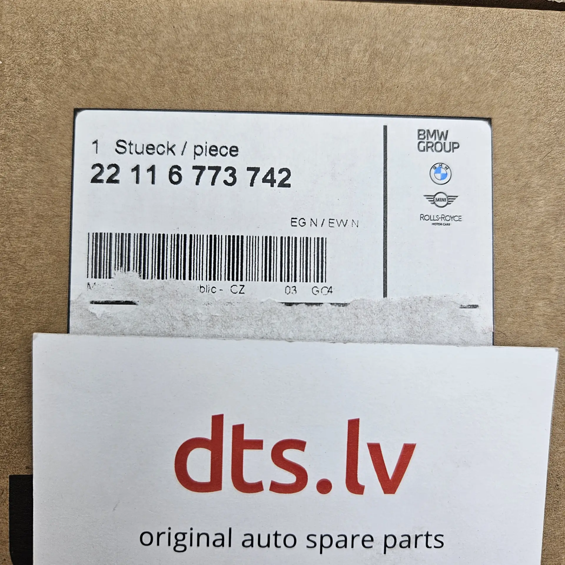 OEM BMW 22116773742 – Engine hydro mounting bearing left or right-hand side