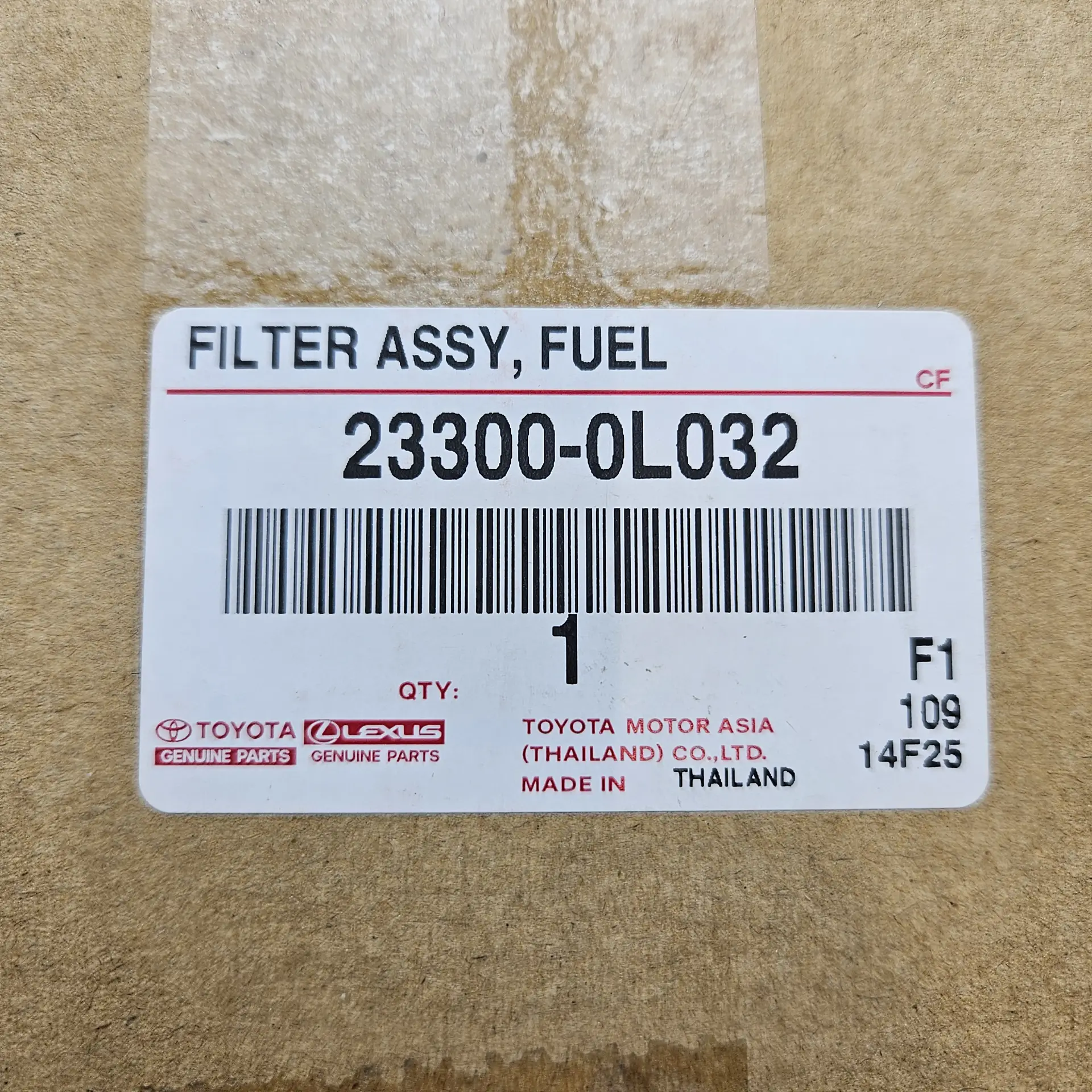 OEM Toyota 233000L032 – Diesel Fuel Filter Assembly
