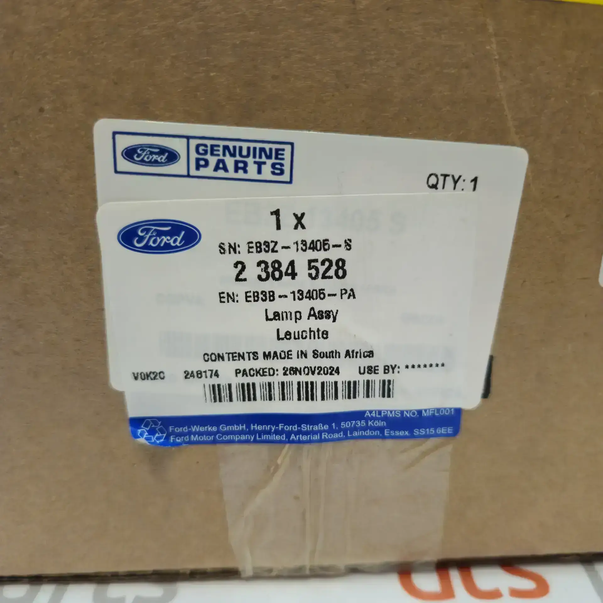 OEM Ford 2384528 – Rear left taillight