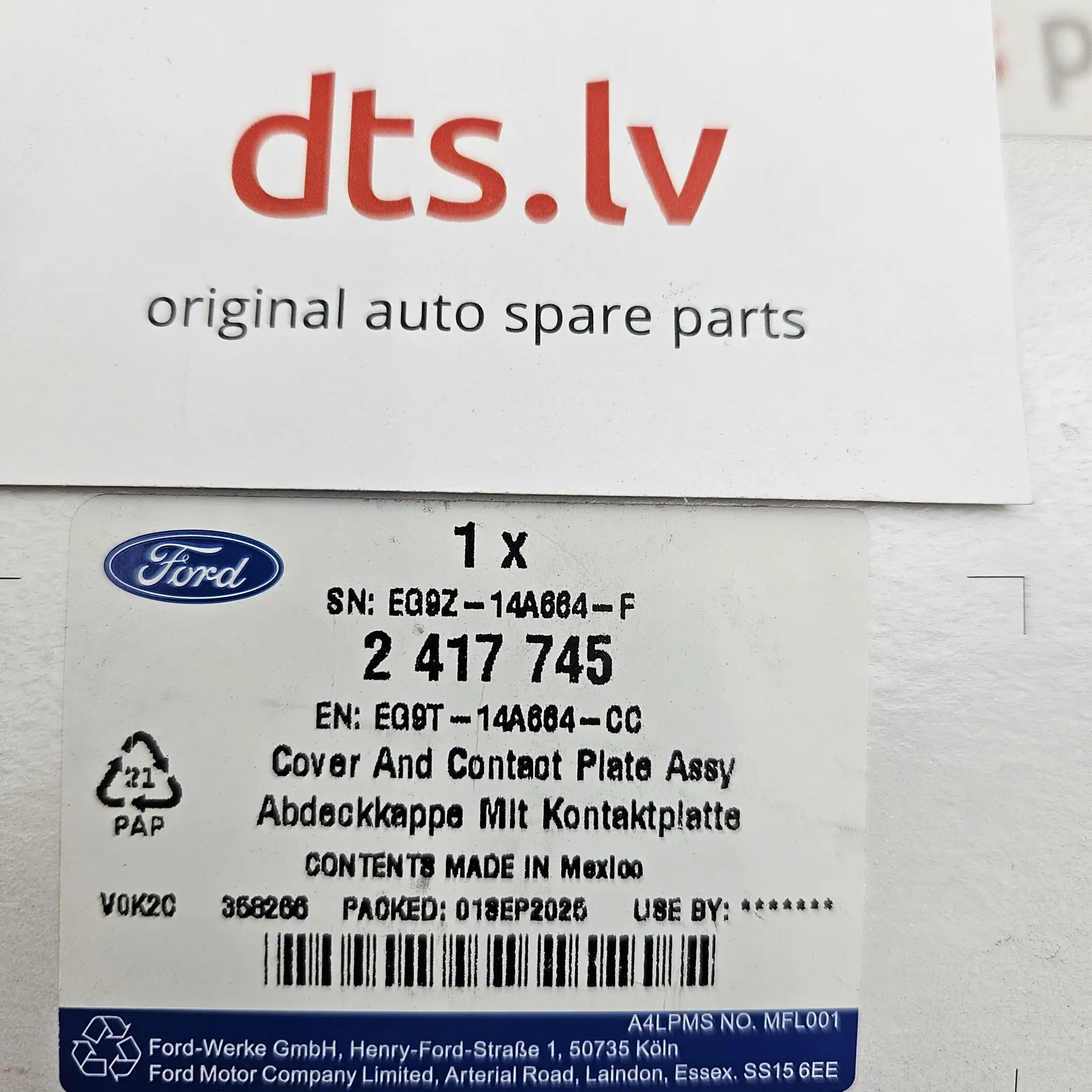 OEM Ford 2417745 – Steering wheel clock spring spiral cable assembly