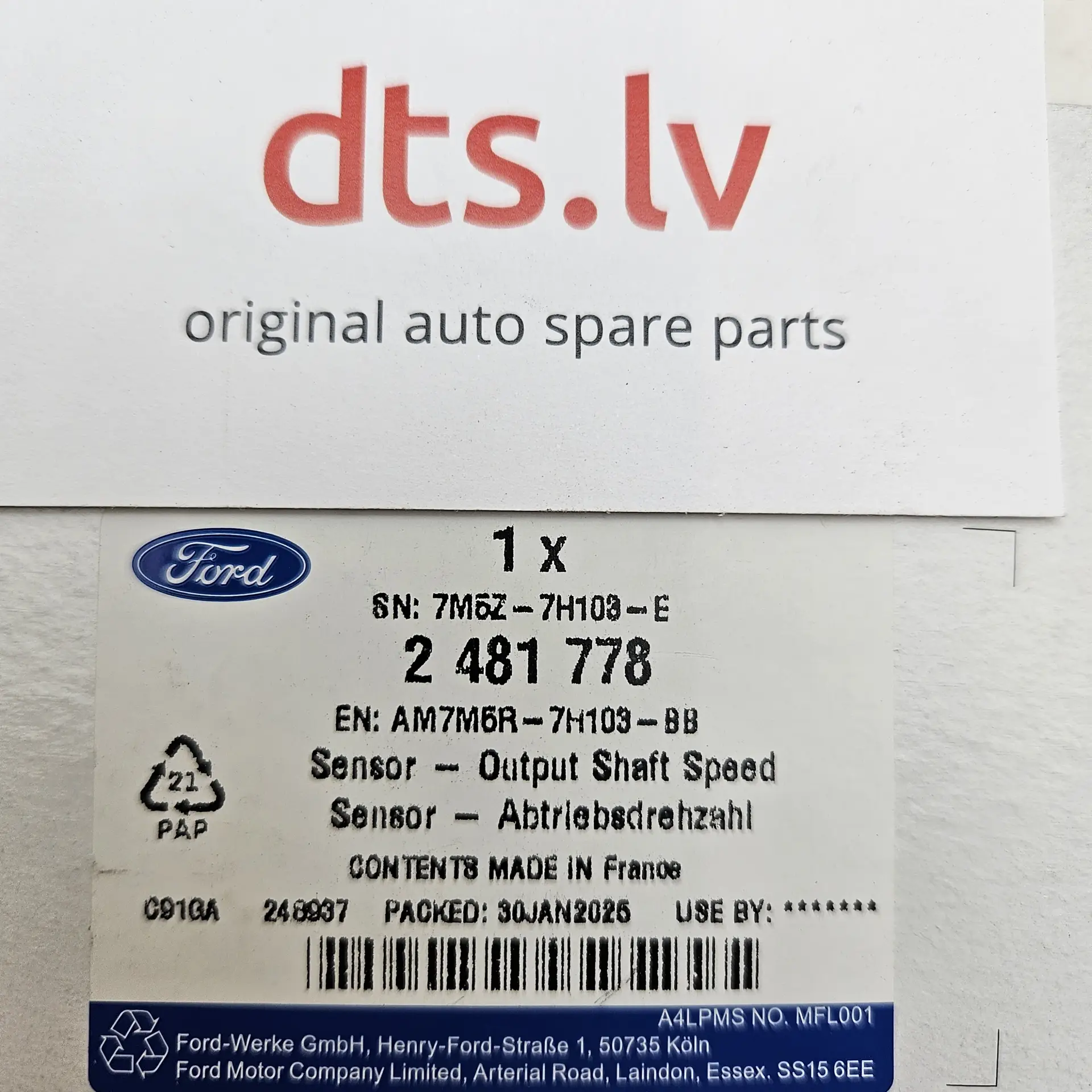 OEM Ford 2481778 – Automatic transmission input/output speed sensor assembly