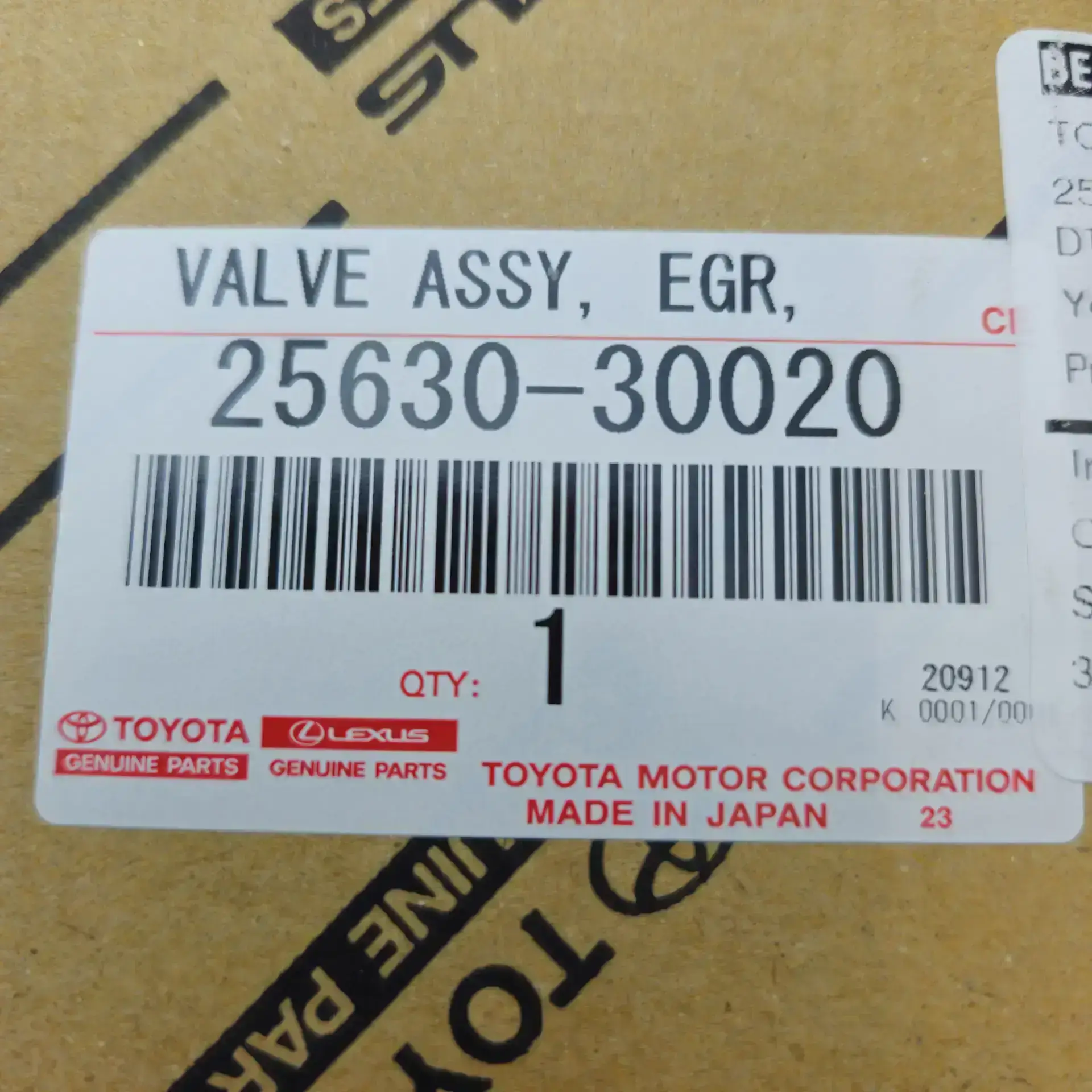 OEM Toyota/Lexus 2563030020 – EGR valve
