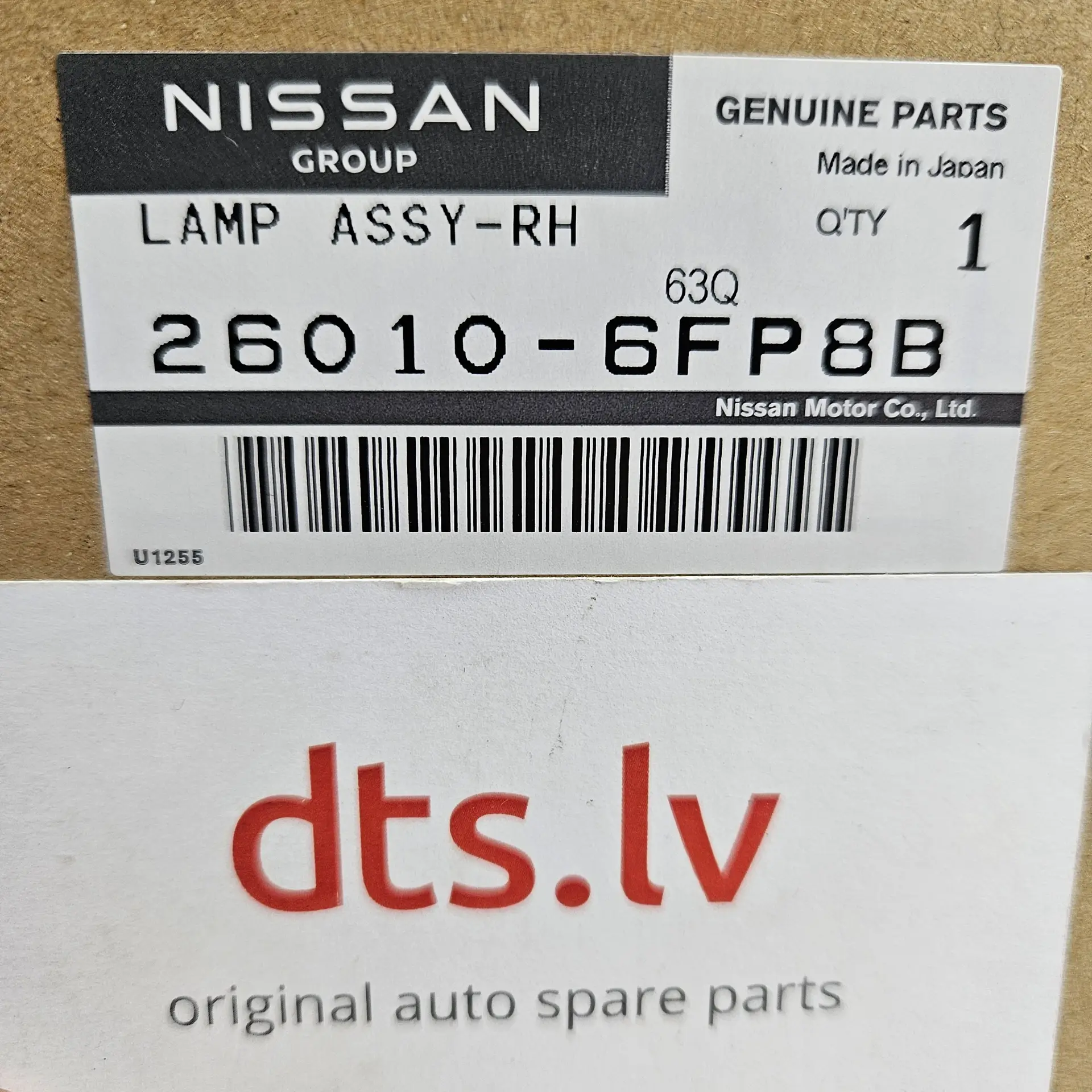 OEM Nissan 260106FP8B – Headlamp assembly-rh