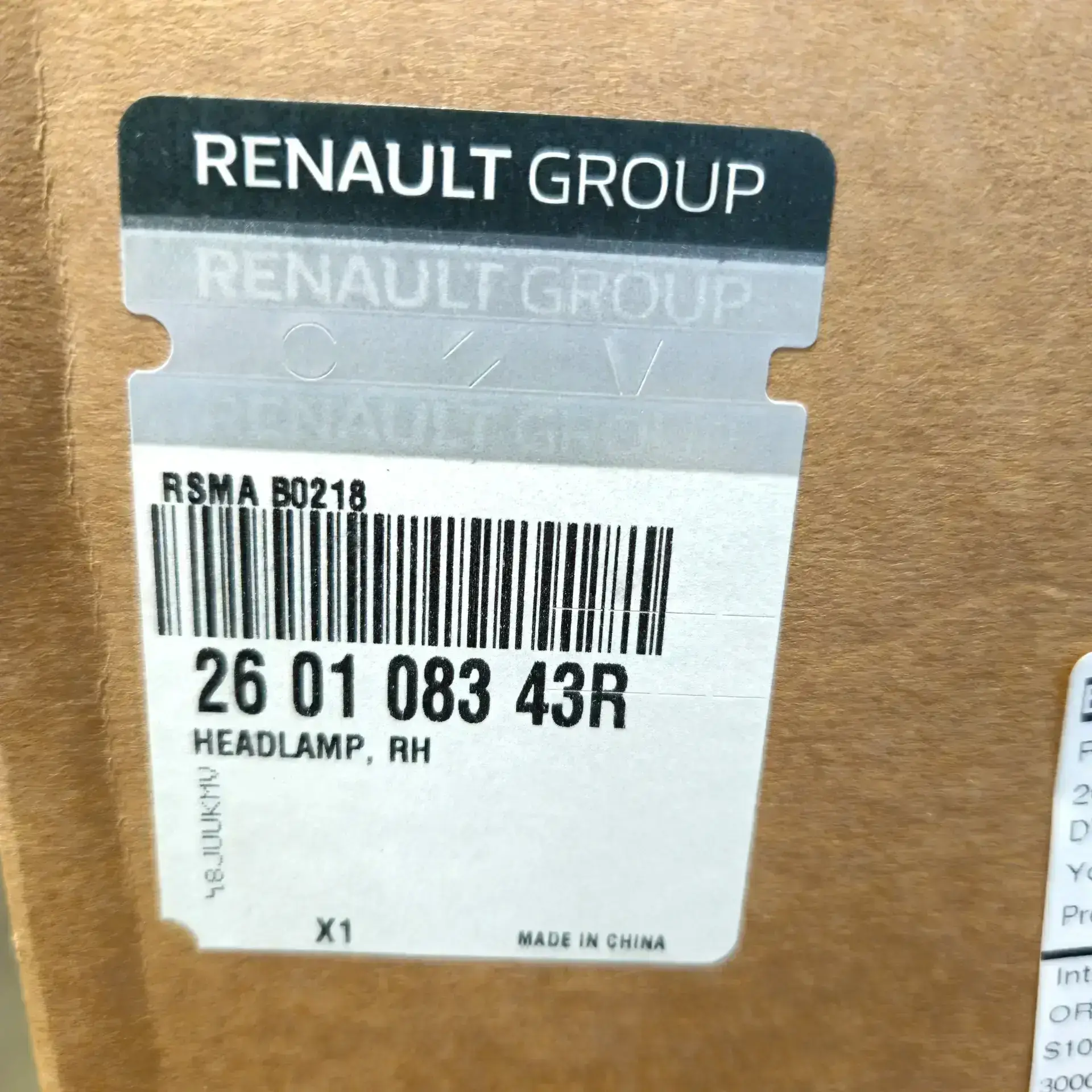 OEM Renault 260108343R – Full led right headlight
