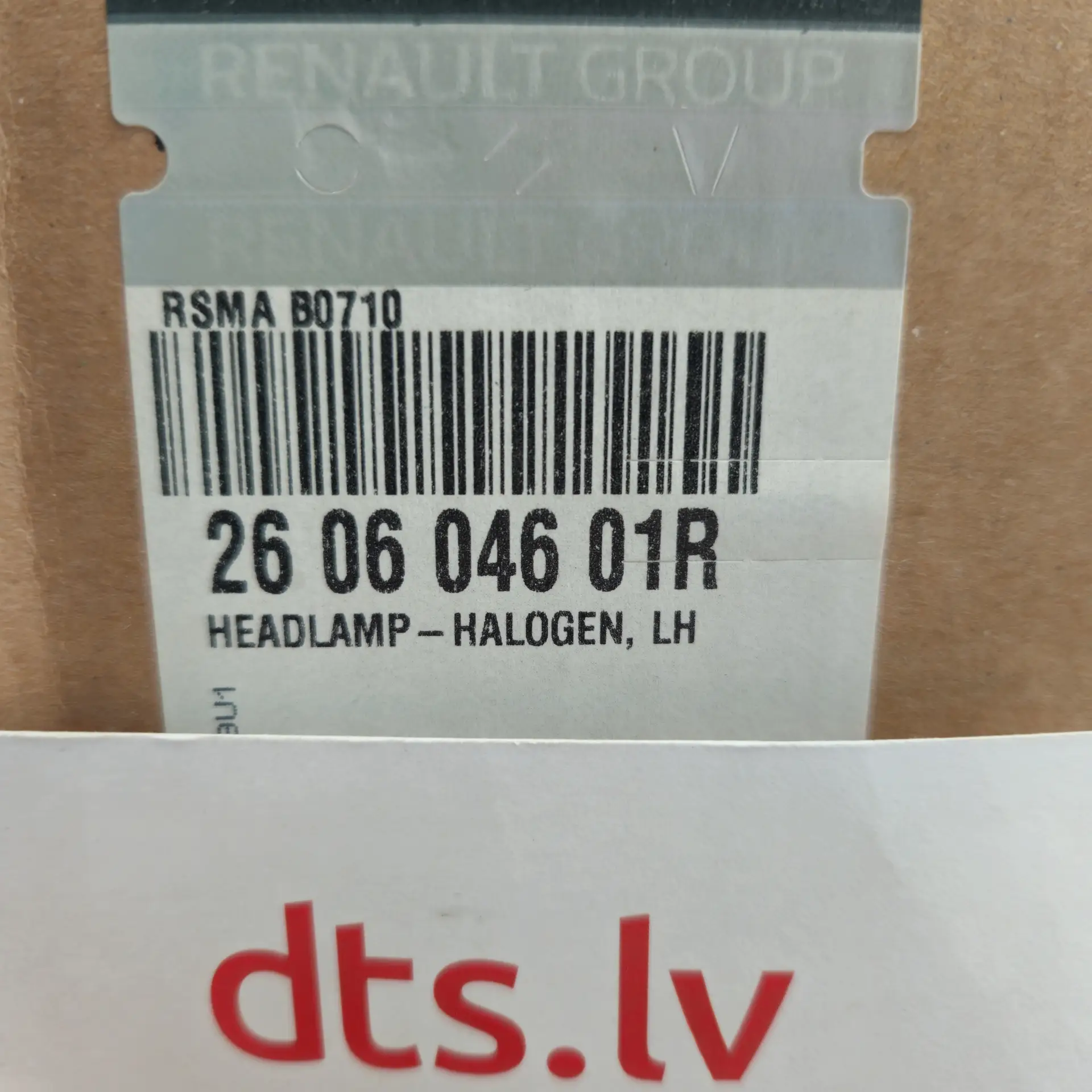 OEM Renault 260604601R – Front LED Headlight Assembly / Headlamp LED