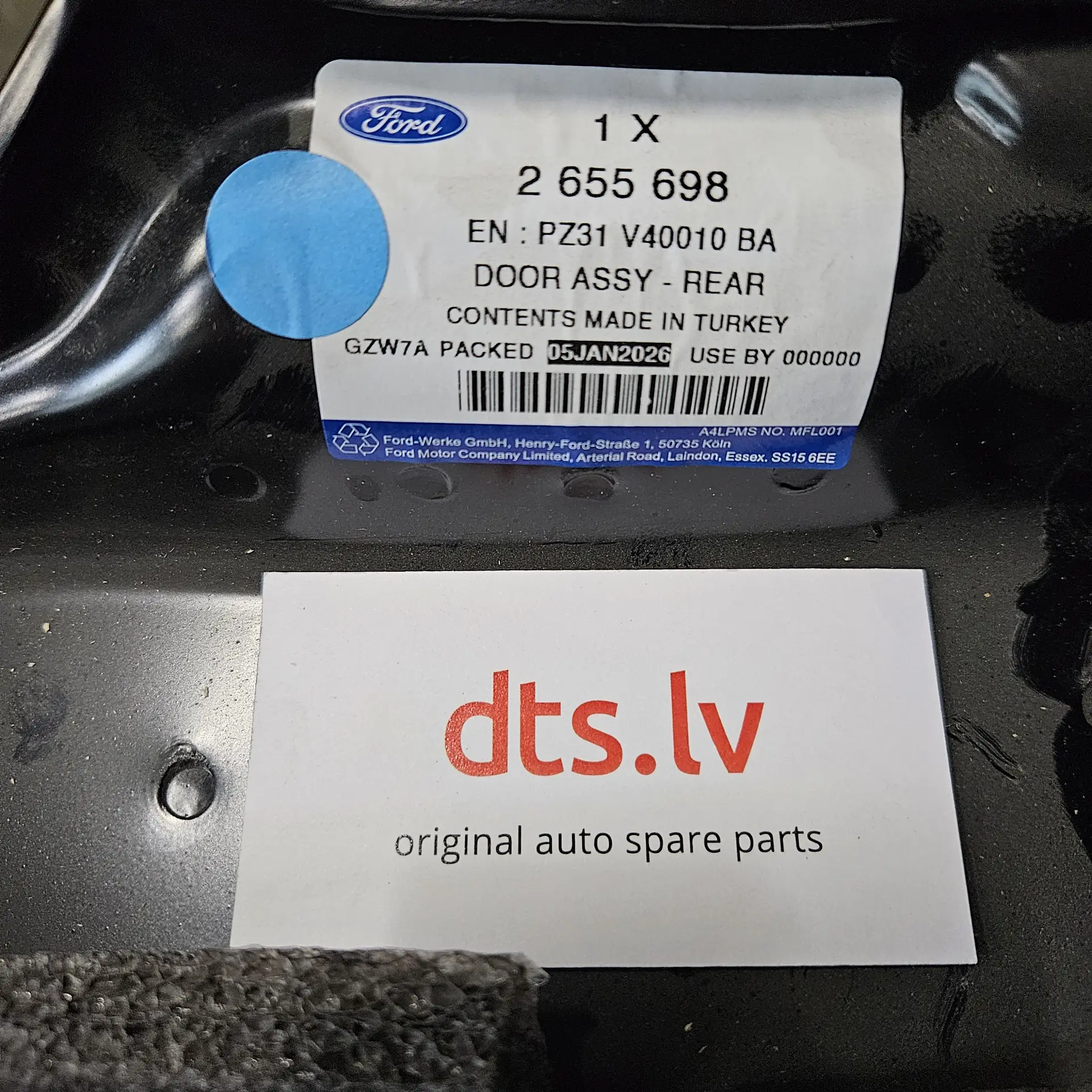 OEM Ford 2655698 – Rear cargo door outer shell / door panel
