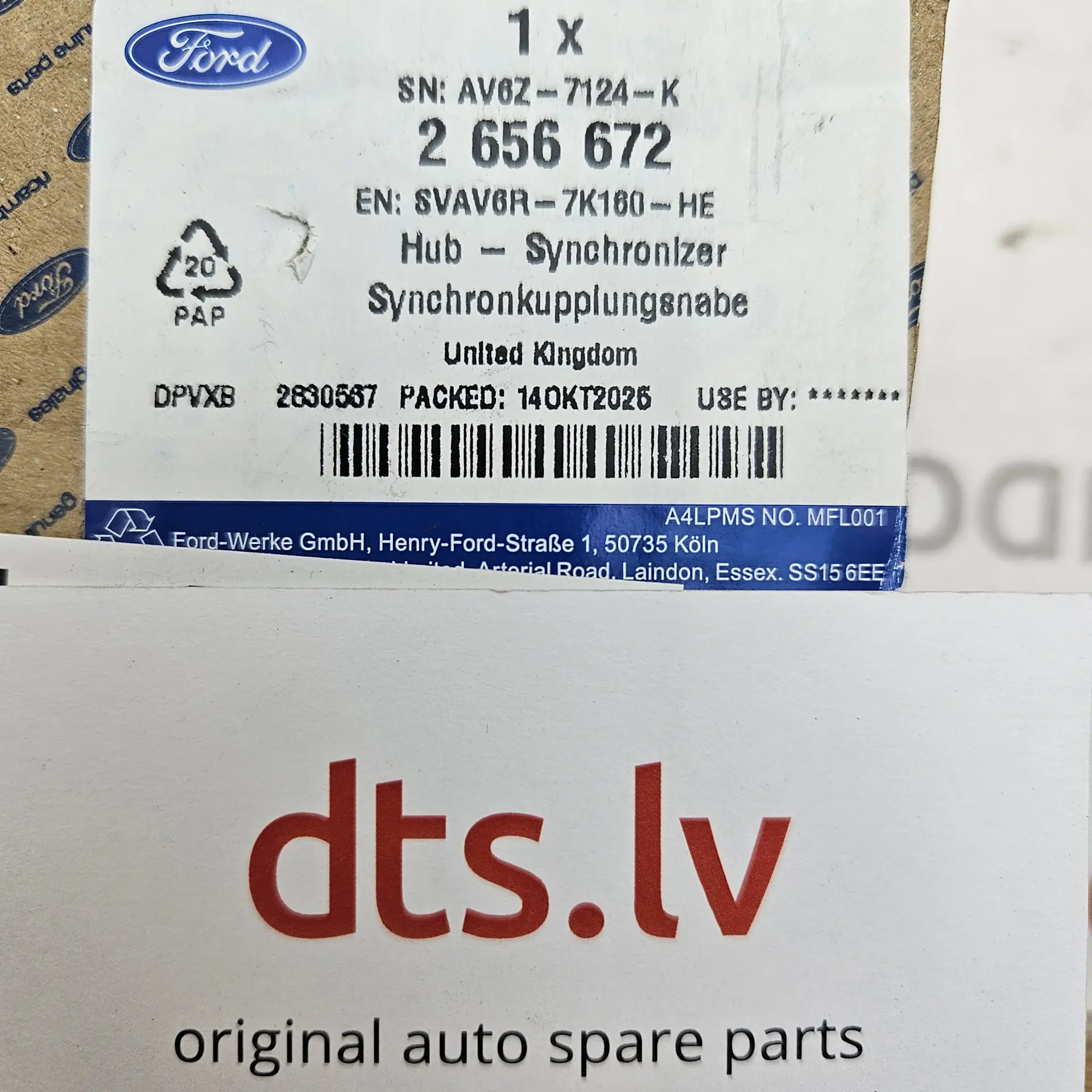 OEM Ford 2656672 – Manual transmission 3rd-4th gear complete synchronizer hub assembly