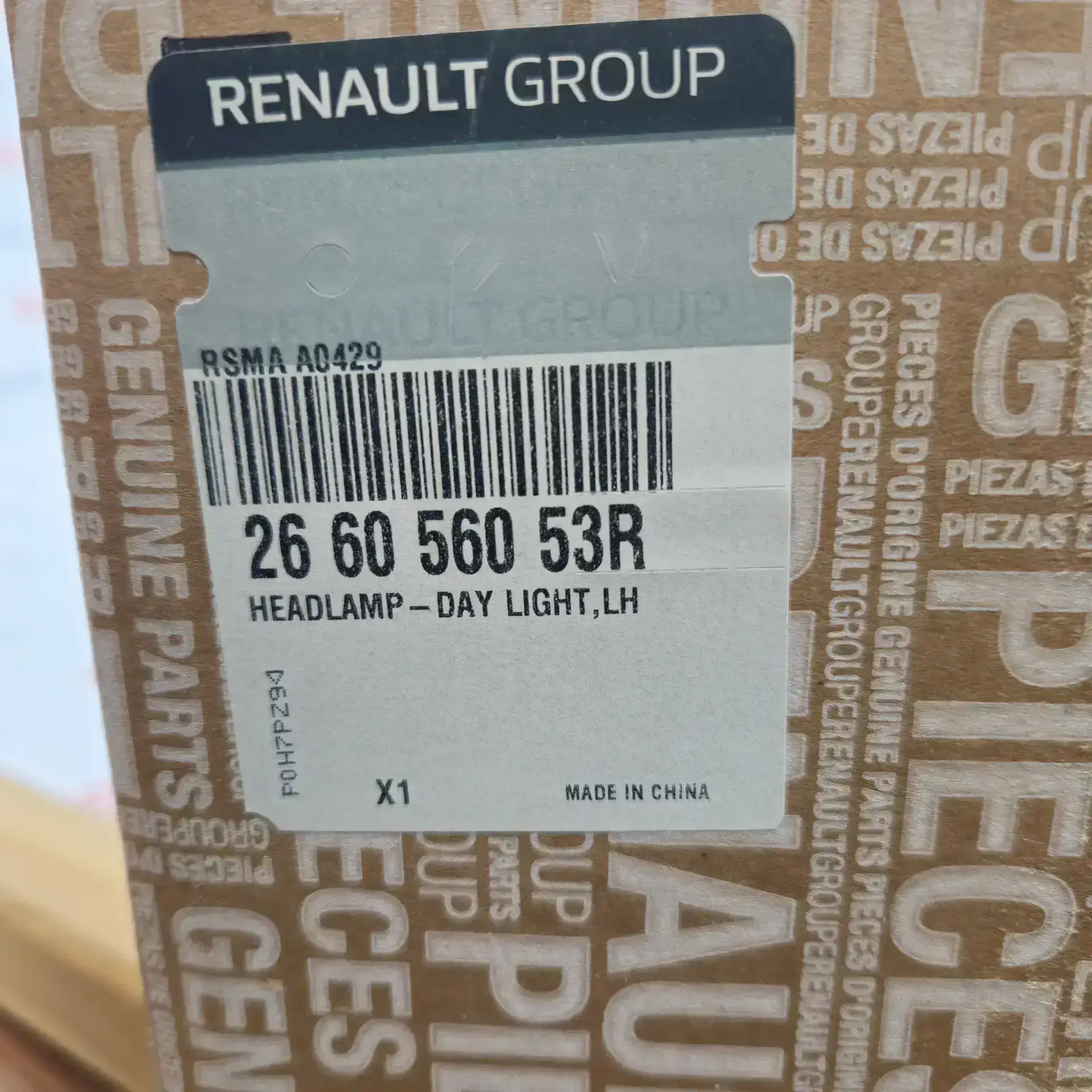 OEM Renault 266056053R – Front left daytime running LED light