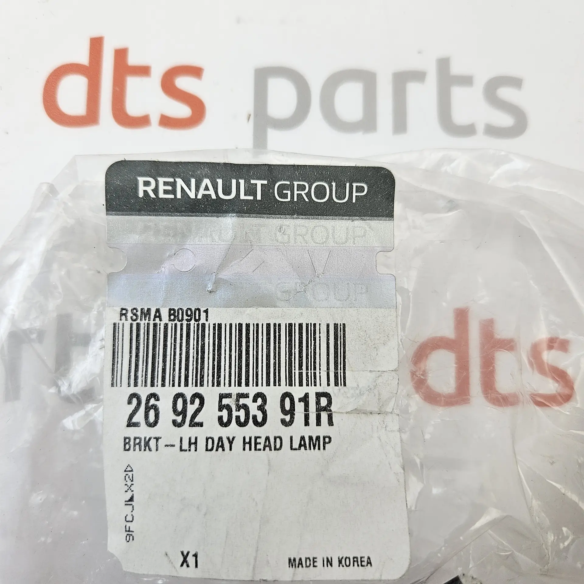 OEM Renault 269255391R – - Front headlamp light bracket mount assembly left-hand side