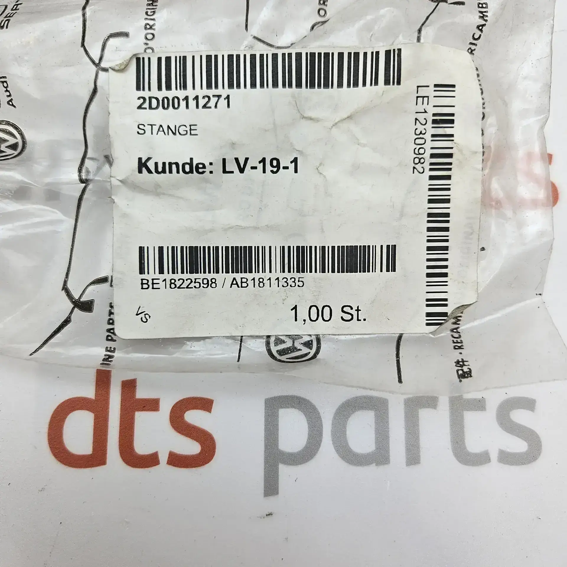 OEM VAG 2D0011271 – Jack tools operating rod