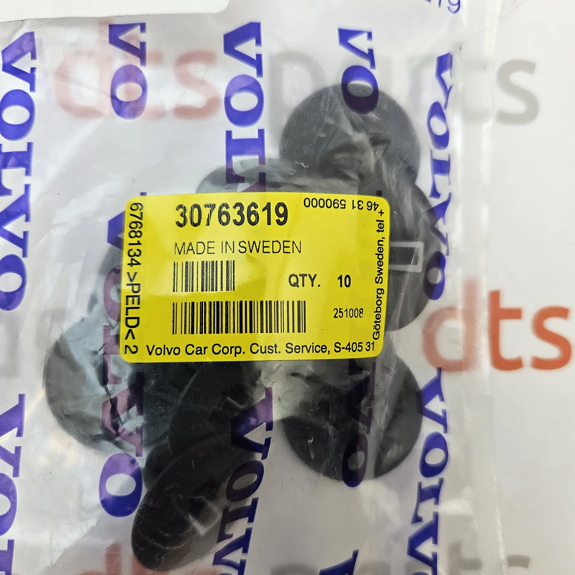 OEM Volvo 30763619 – Air Guide Clip