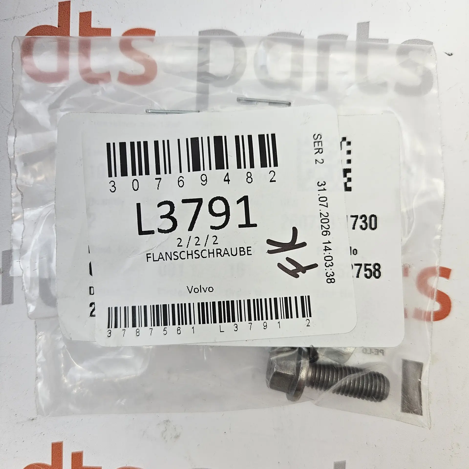 OEM Volvo 30769482 – Outer hexagon M7 flange screw