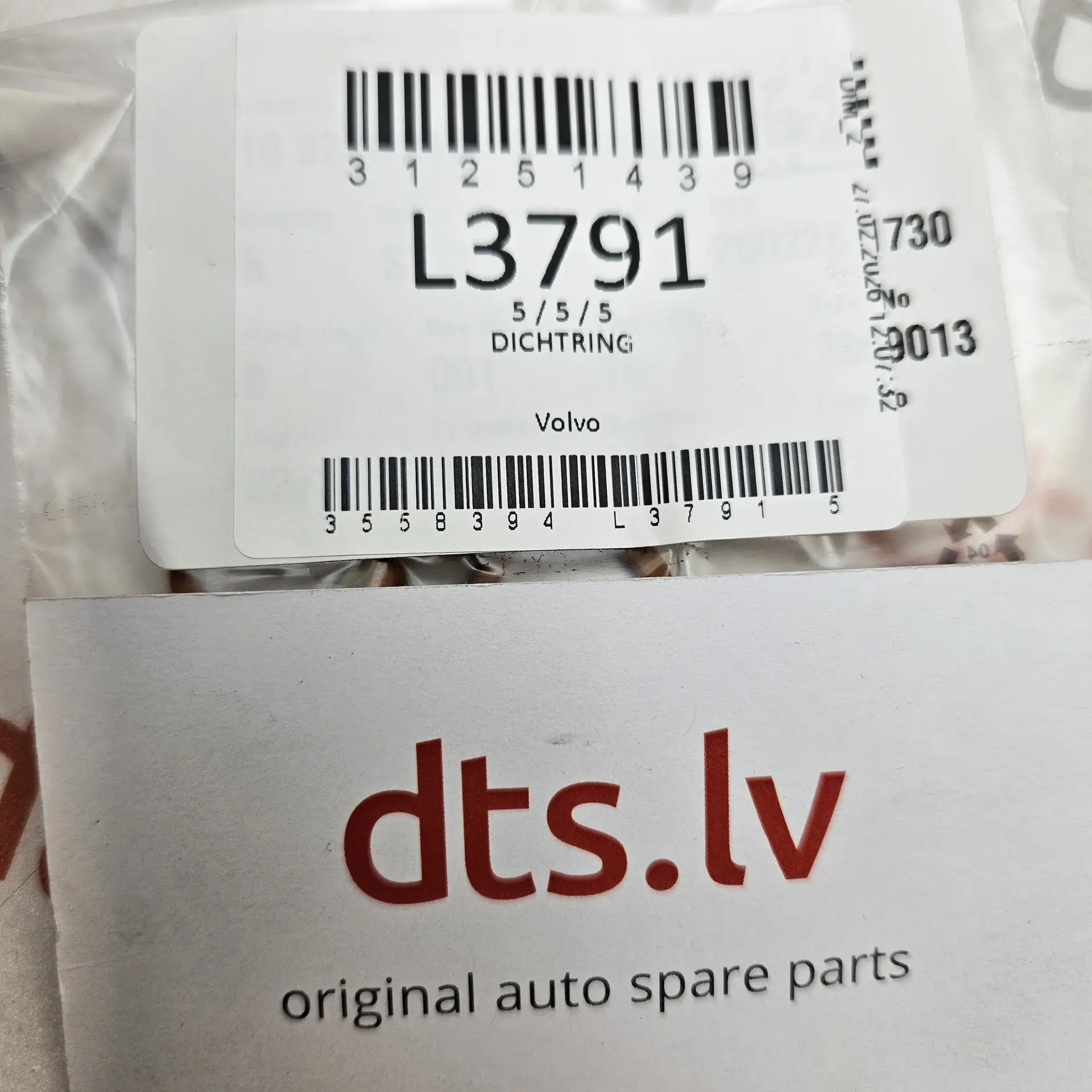 OEM Volvo 31251439 – Oil dipstick tube lower sealing O-ring
