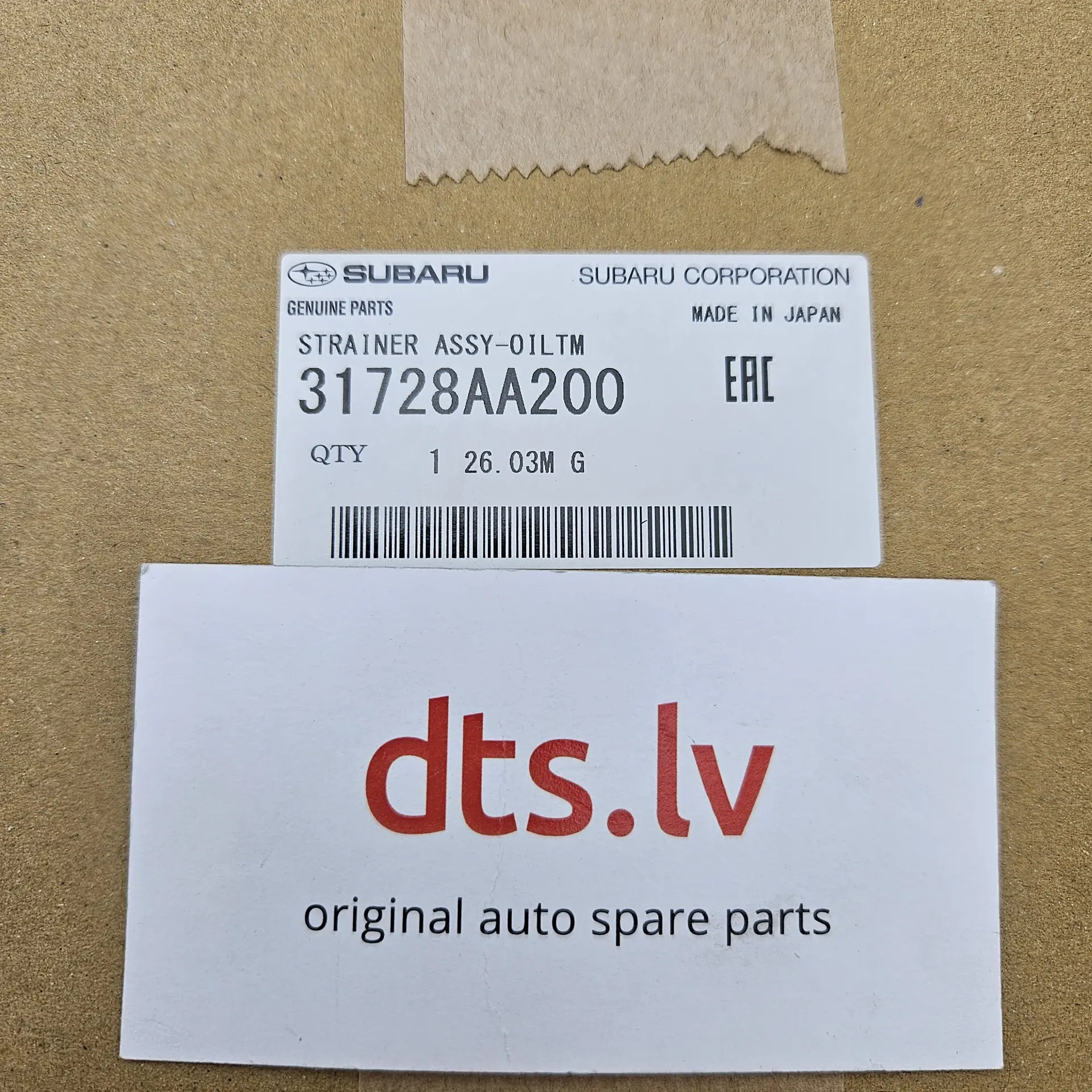 OEM Subaru 31728AA200 – Automatic transmission CVT oil filter element