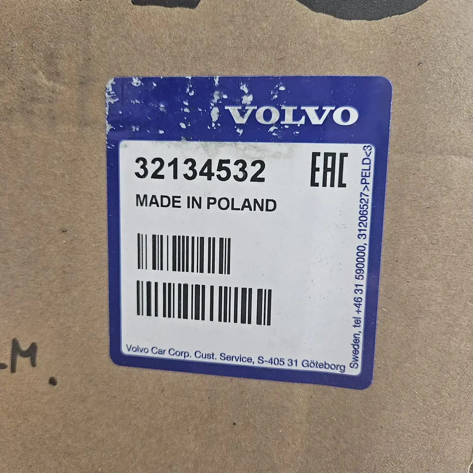 OEM Volvo 32134532 – Wheel (20", 8x20", Black, Colour code: 019, Aluminum)