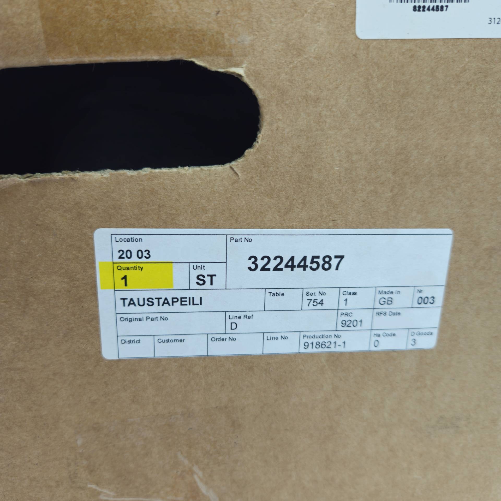 OEM Volvo 32244587 – Right side rear view mirror housing