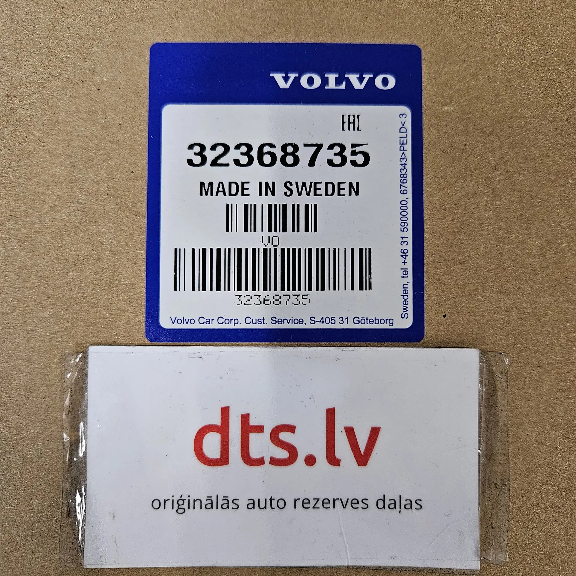 OEM Volvo 32368735 – Front left-hand driver-side door window laminated glass