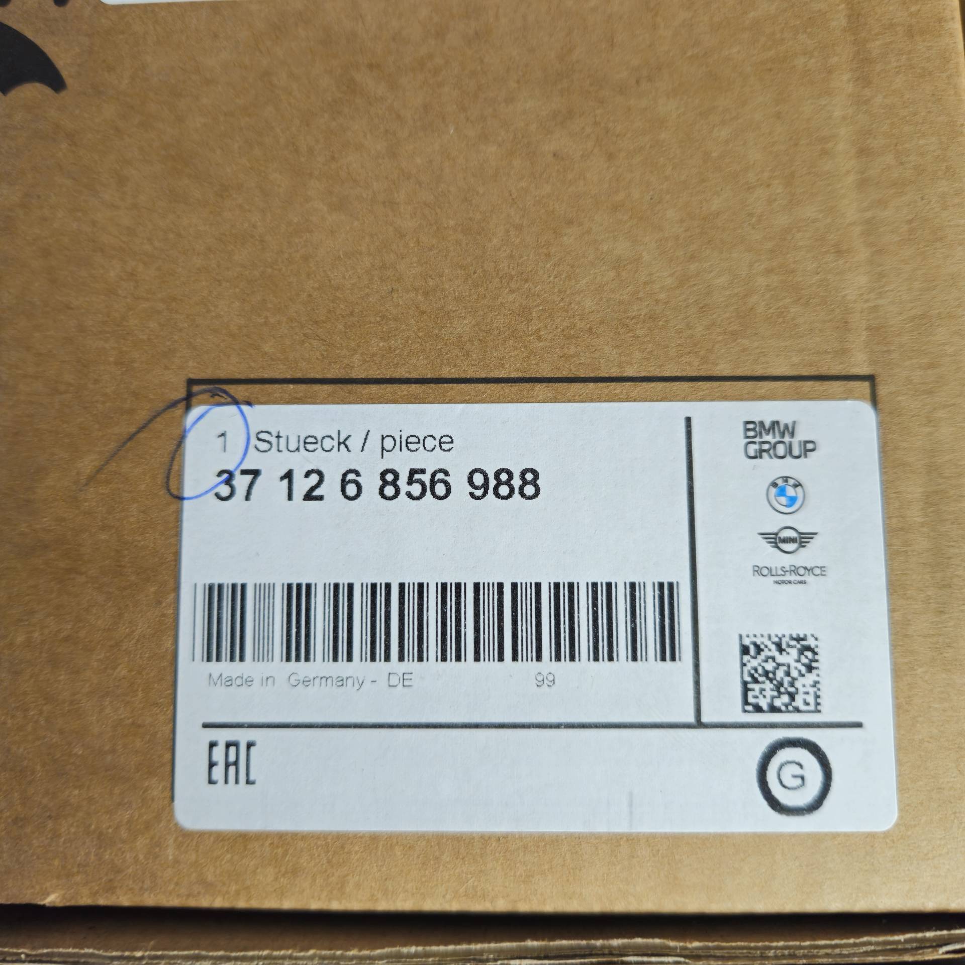 OEM BMW 37126856988 – Rear right shock absorber