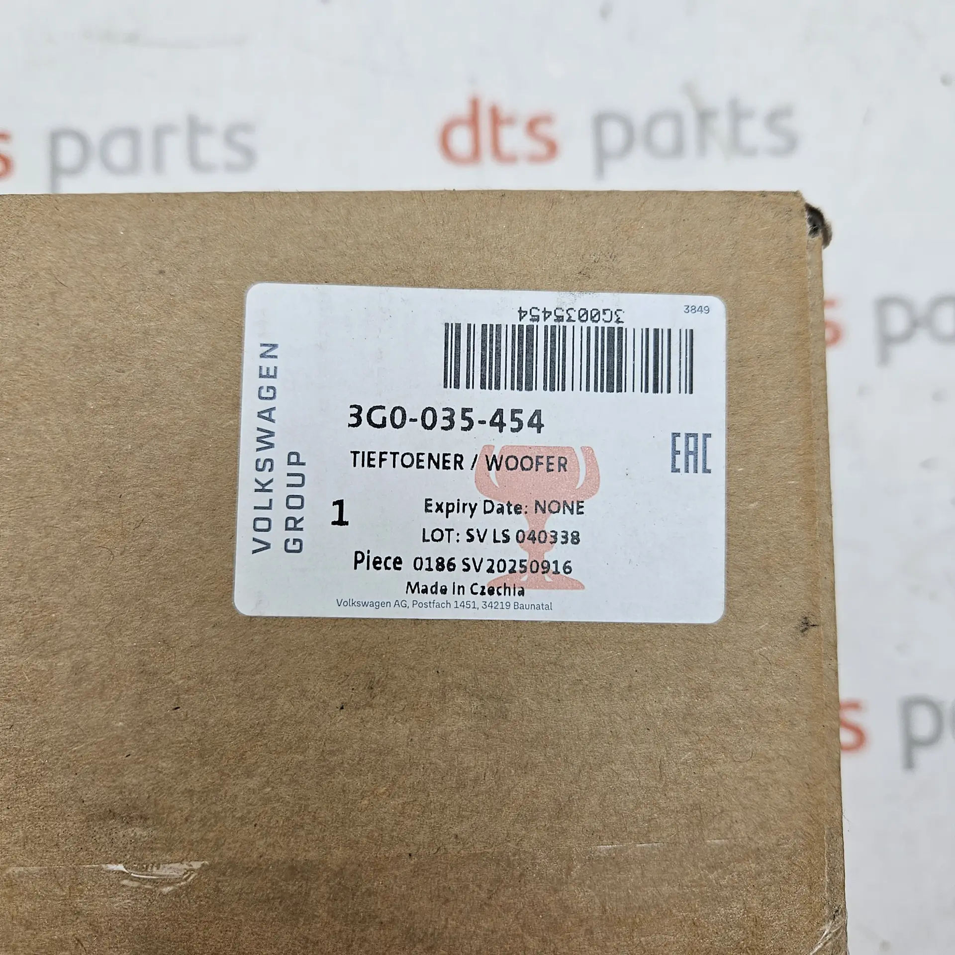OEM VAG 3G0035454 – Front door bass audio loudspeaker woofer