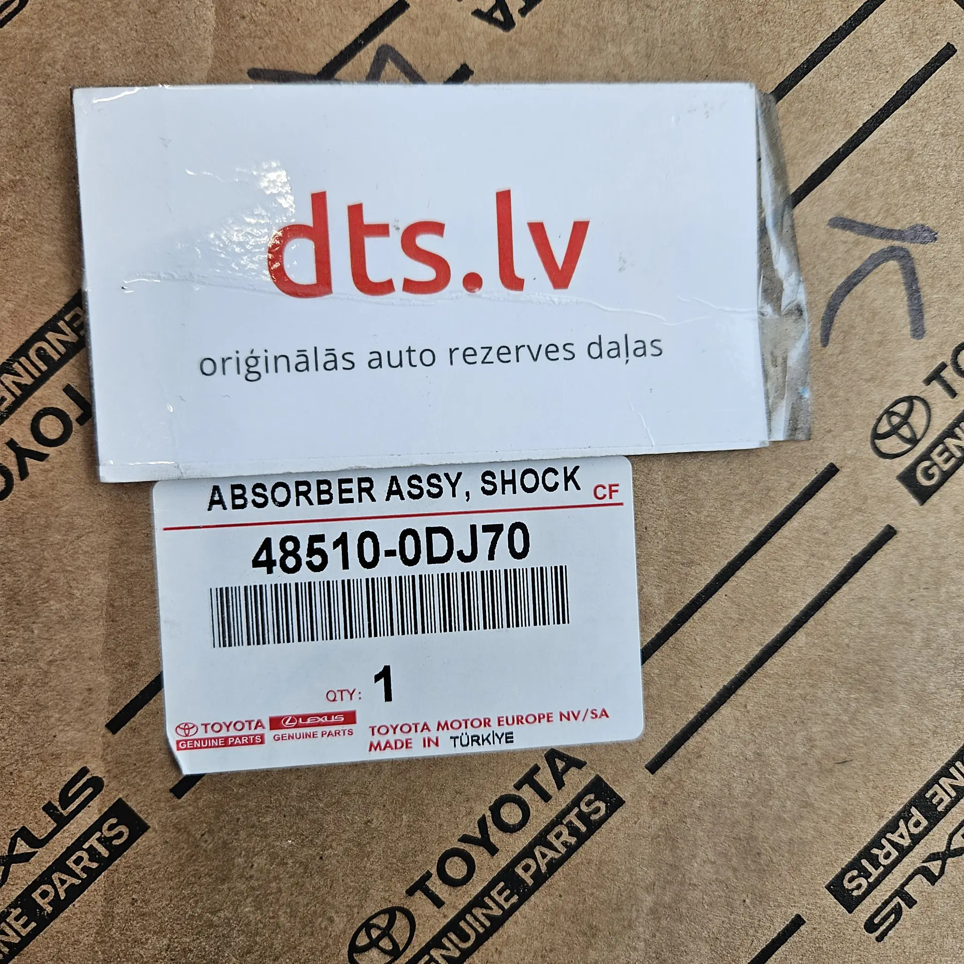 OEM Toyota 485100DJ70 – Front right shock absorber