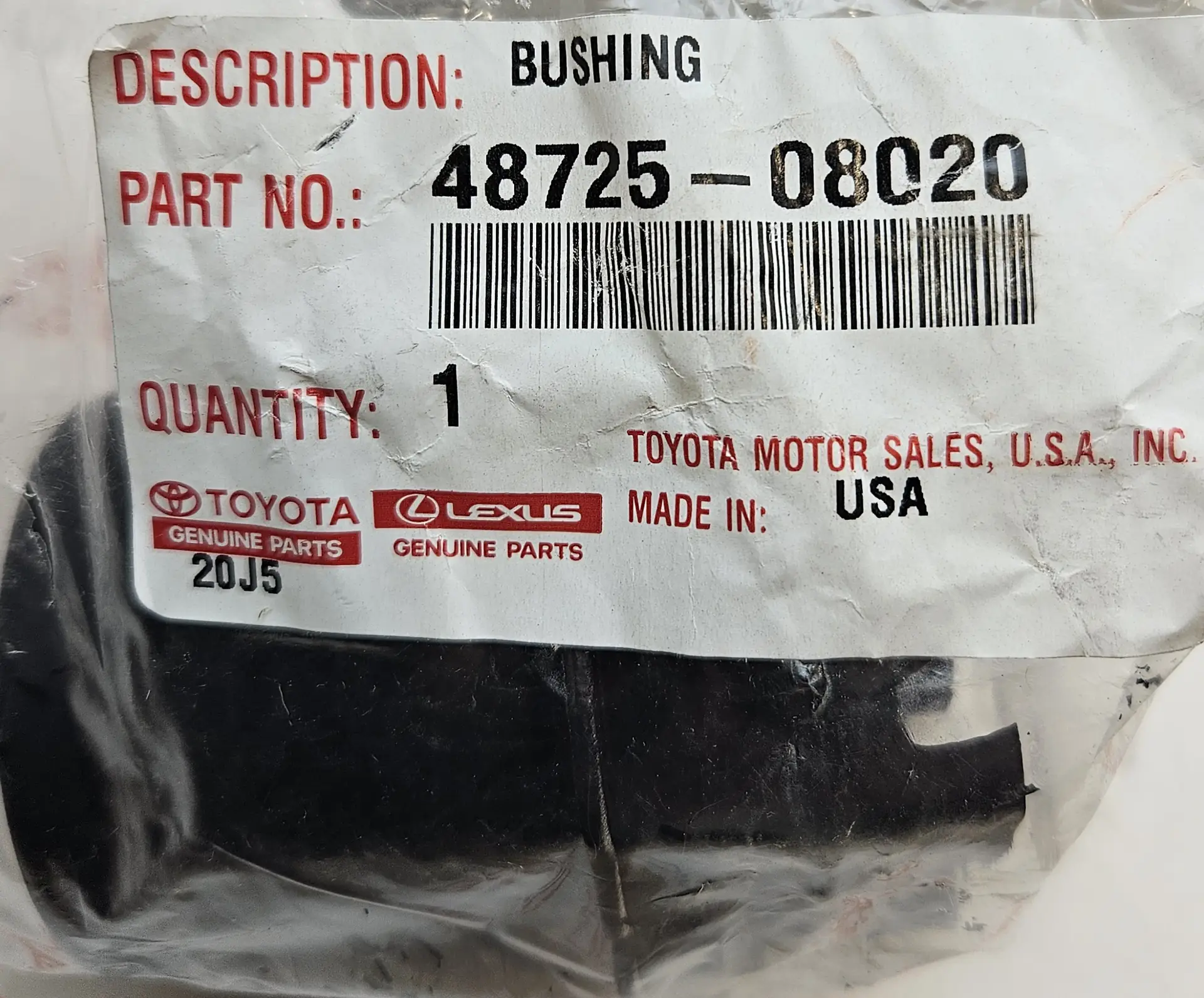 OEM Toyota 4872508020 – Rear Suspension Arm Bushing