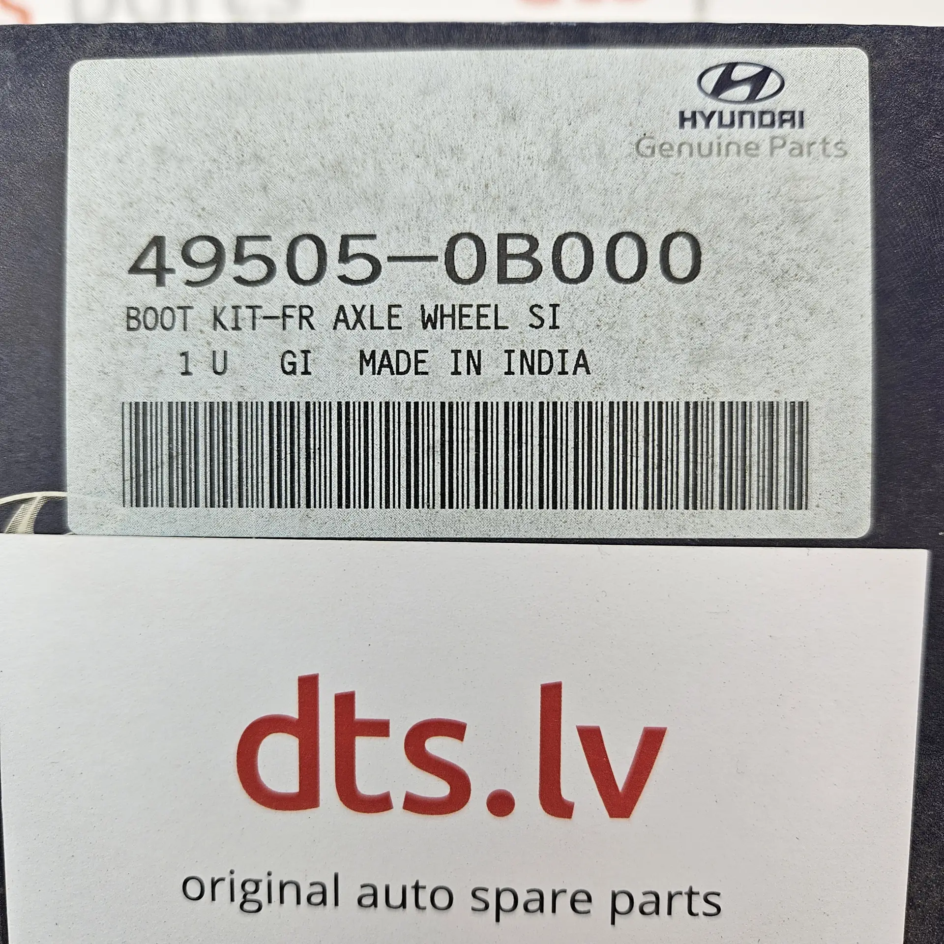 OEM Hyundai 495050B000 – Front axle wheel-side CV joint boot repair kit