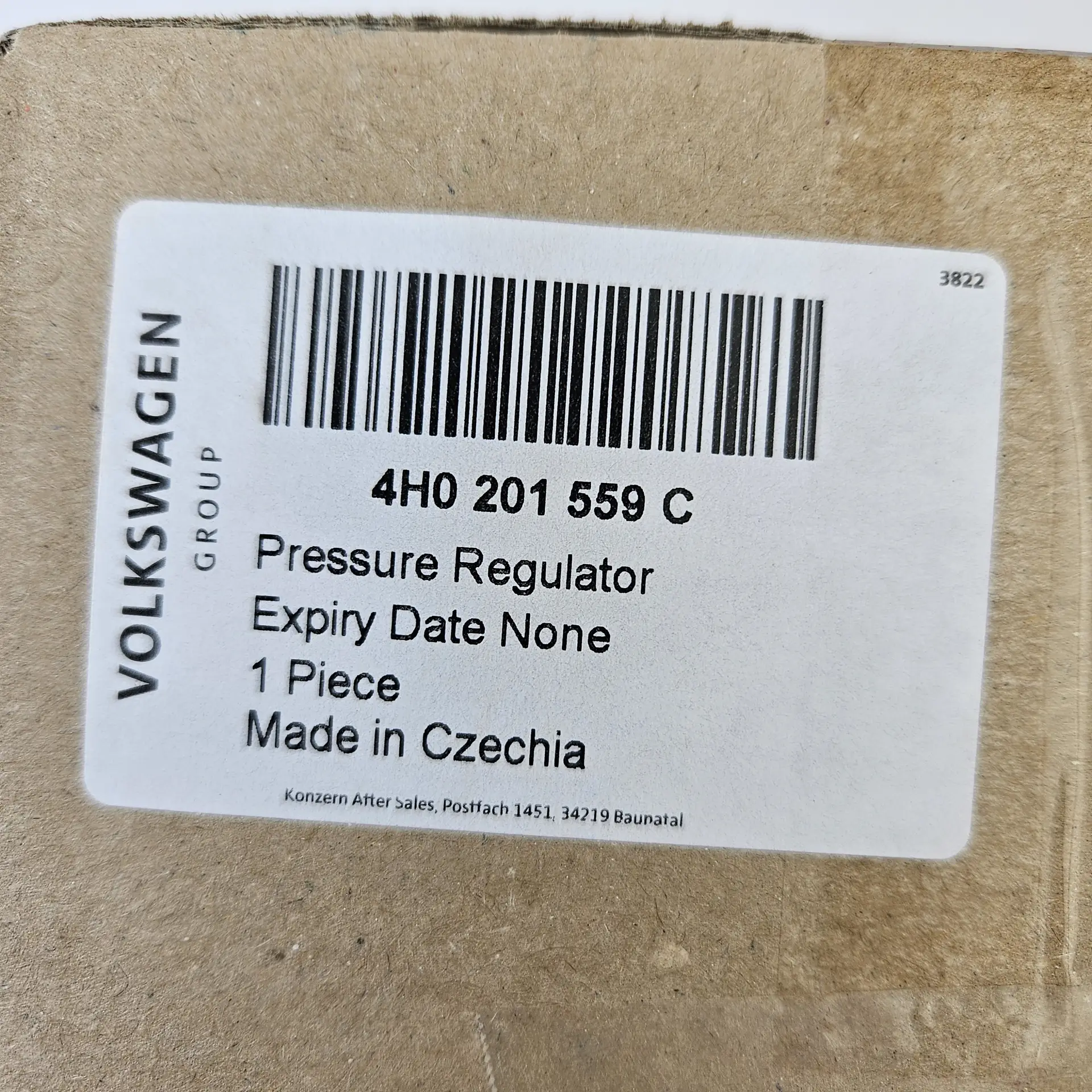 OEM VAG 4H0201559C – Fuel pressure regulator