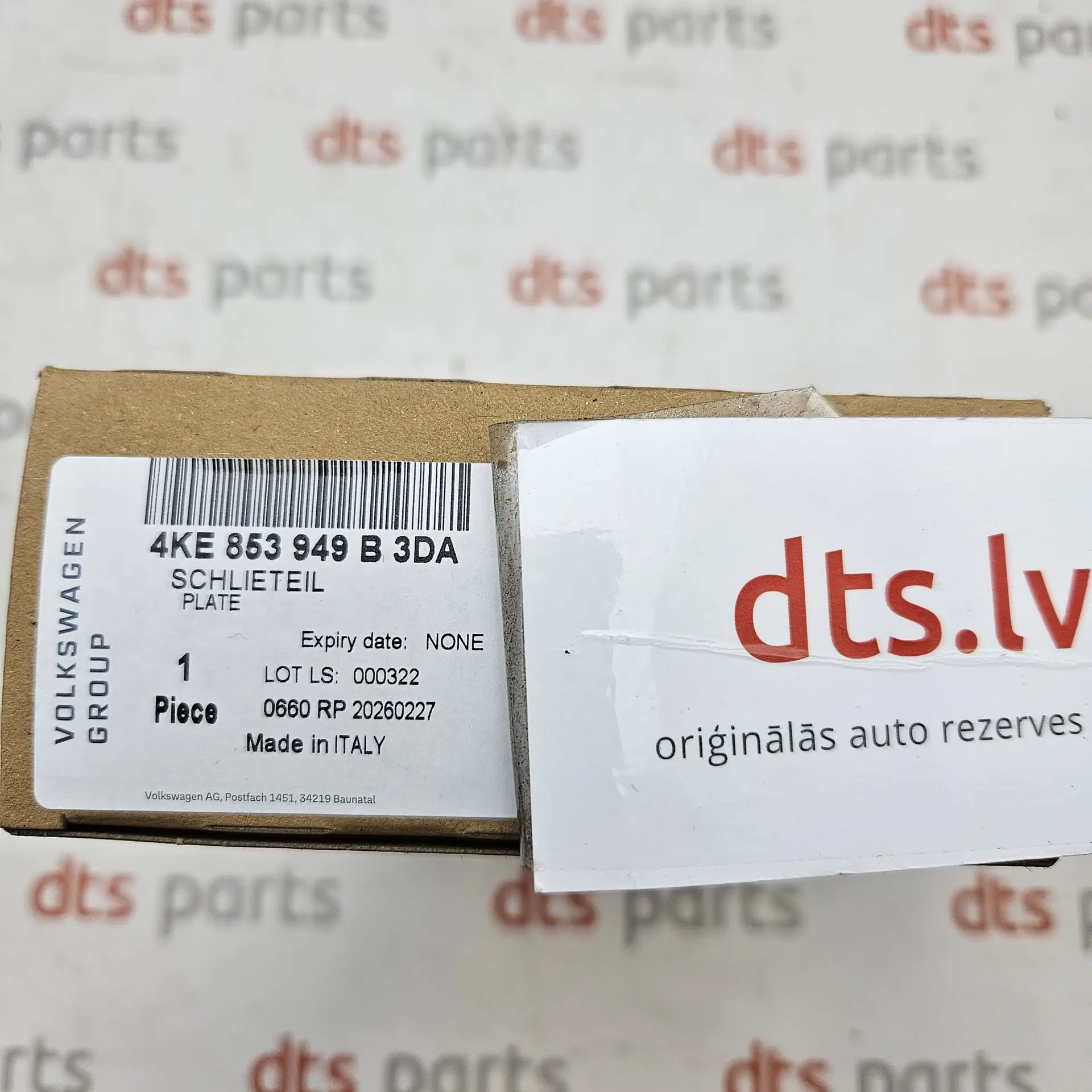 OEM Volkswagen 4KE853949B3DA – Front bumper adaptive cruise control radar sensor trim cap