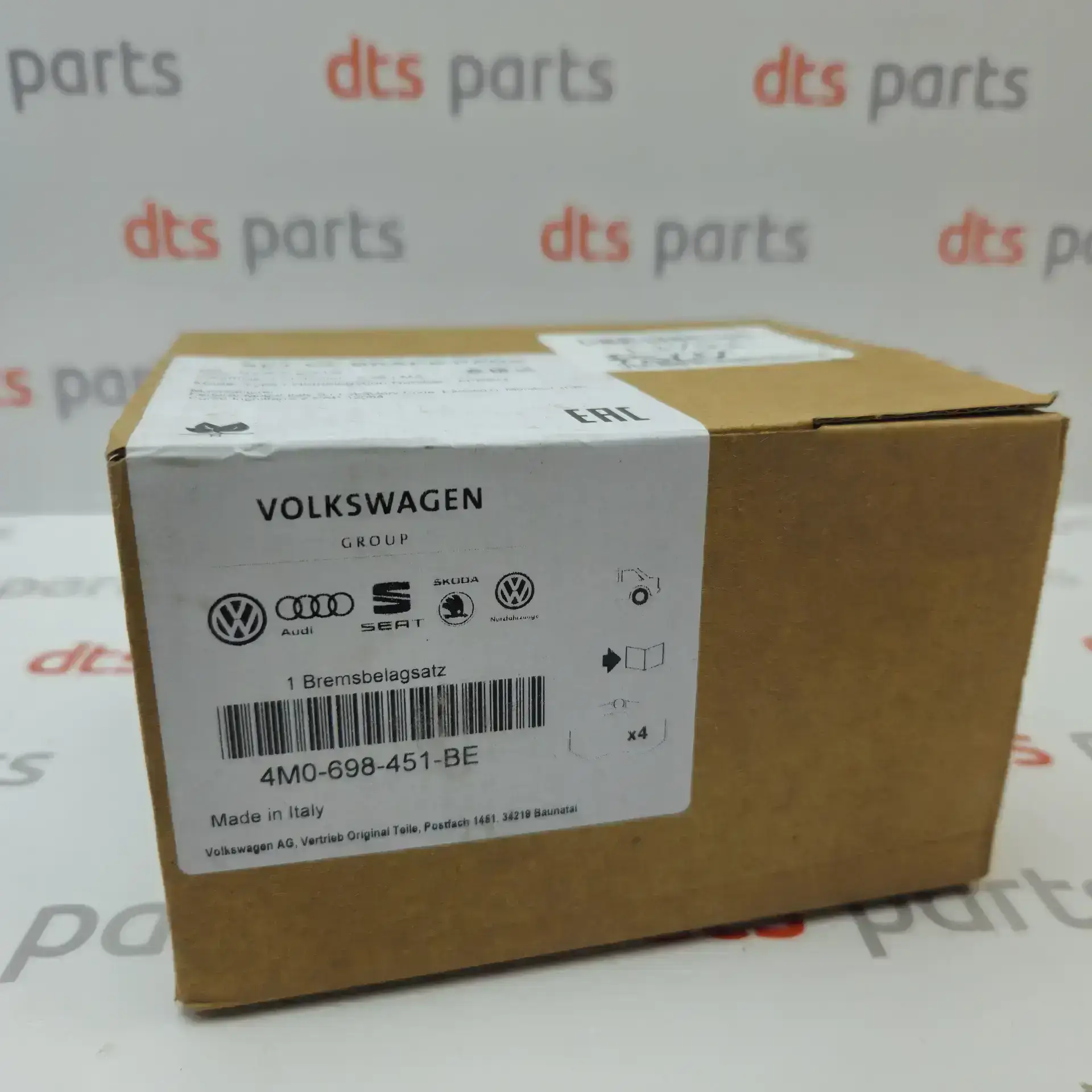 OEM VAG 4M0698451BE – Rear brake pad set