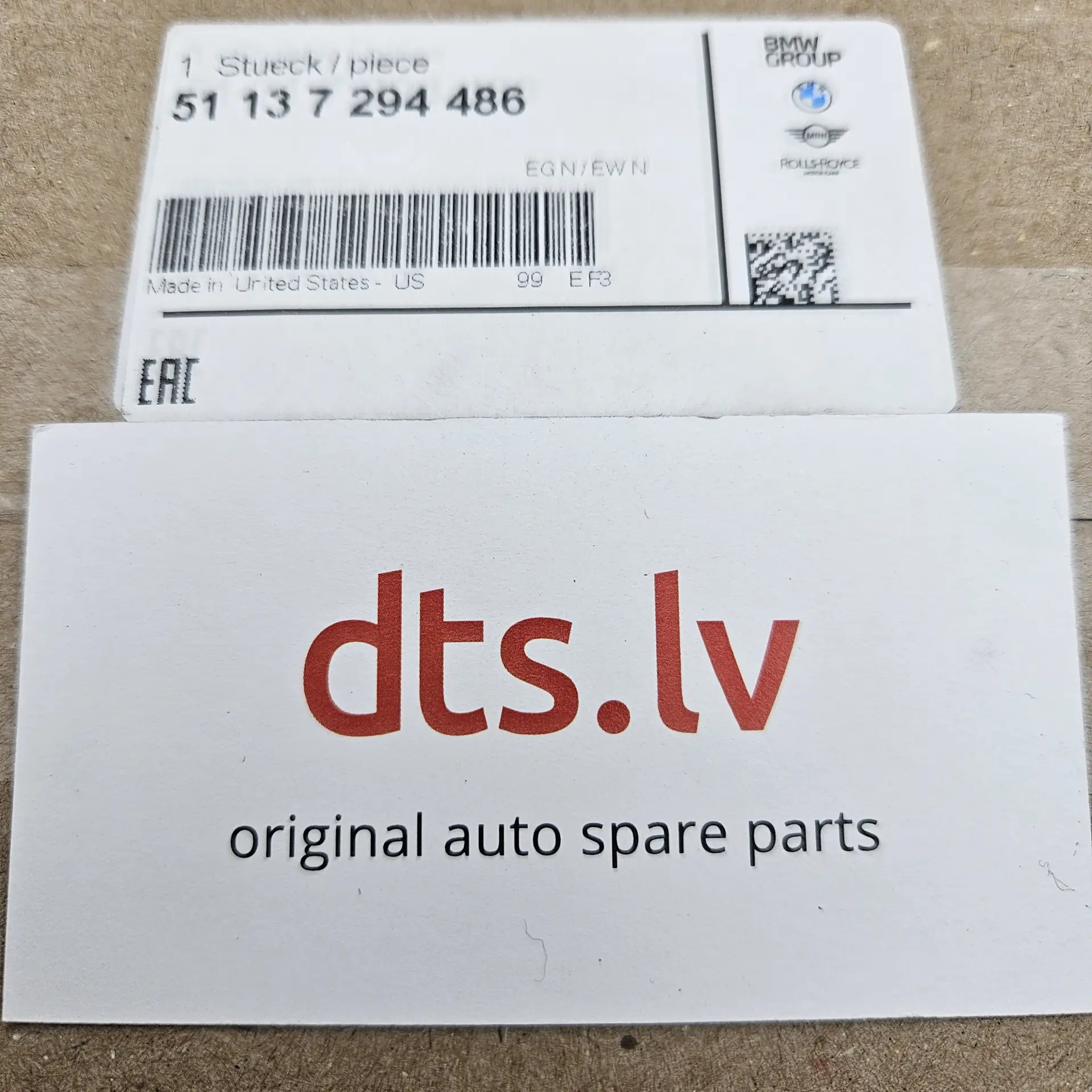 OEM BMW 51137294486 – Front kidney grille right-hand side