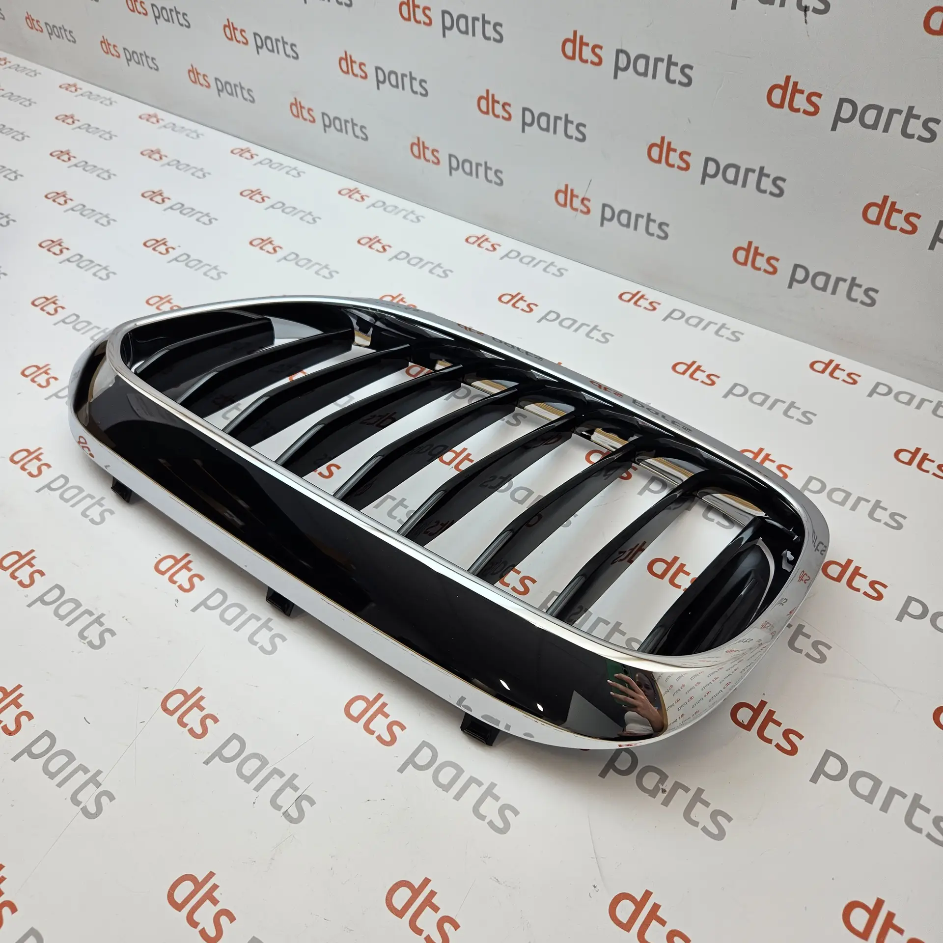 OEM BMW 51137390863 – Front bumper radiator grille chrome trim ring