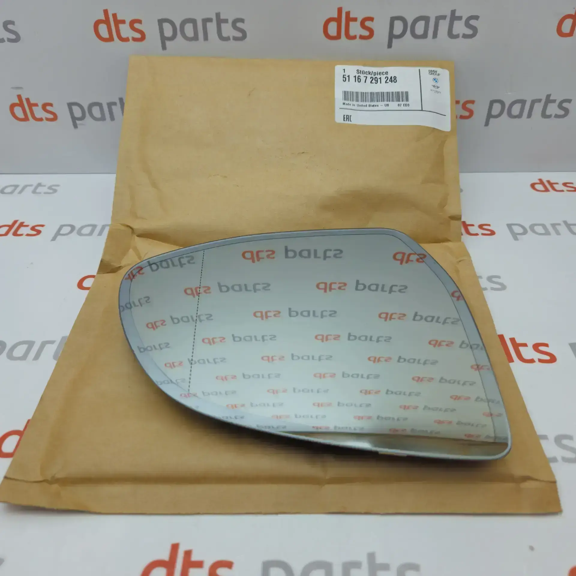 OEM BMW 51167291248 – Right mirror glass
