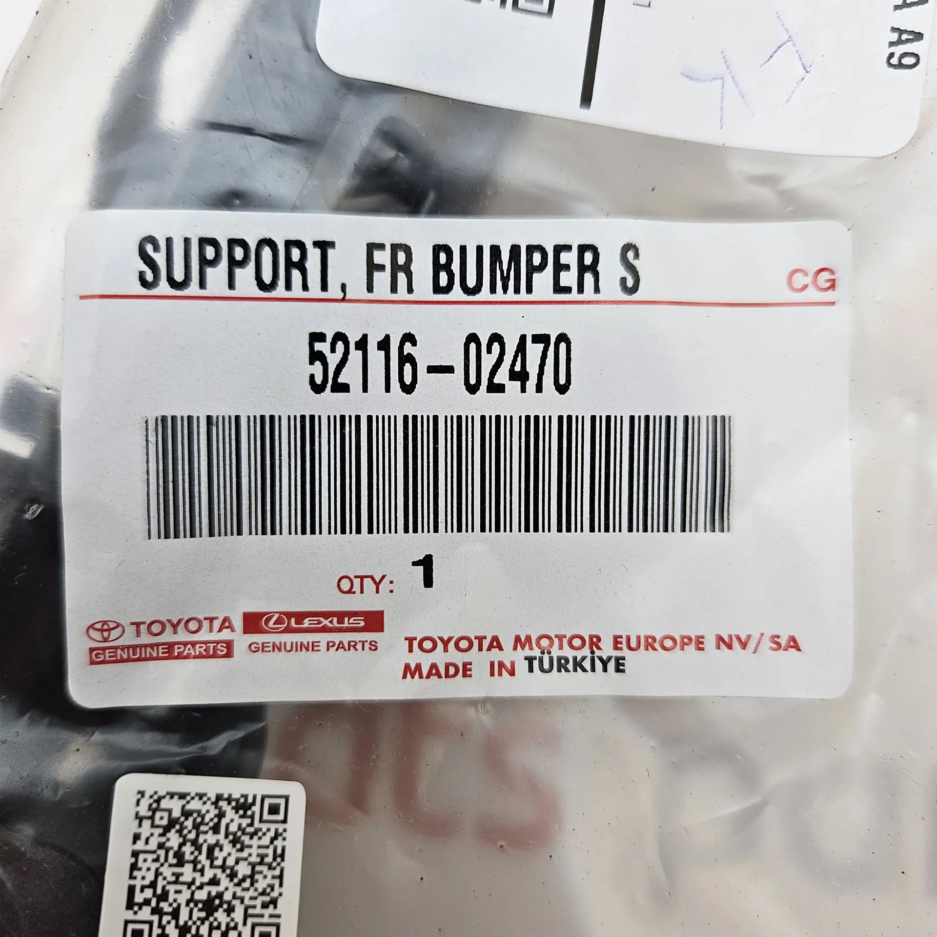 OEM Toyota 5211602470 – Bumper side support
